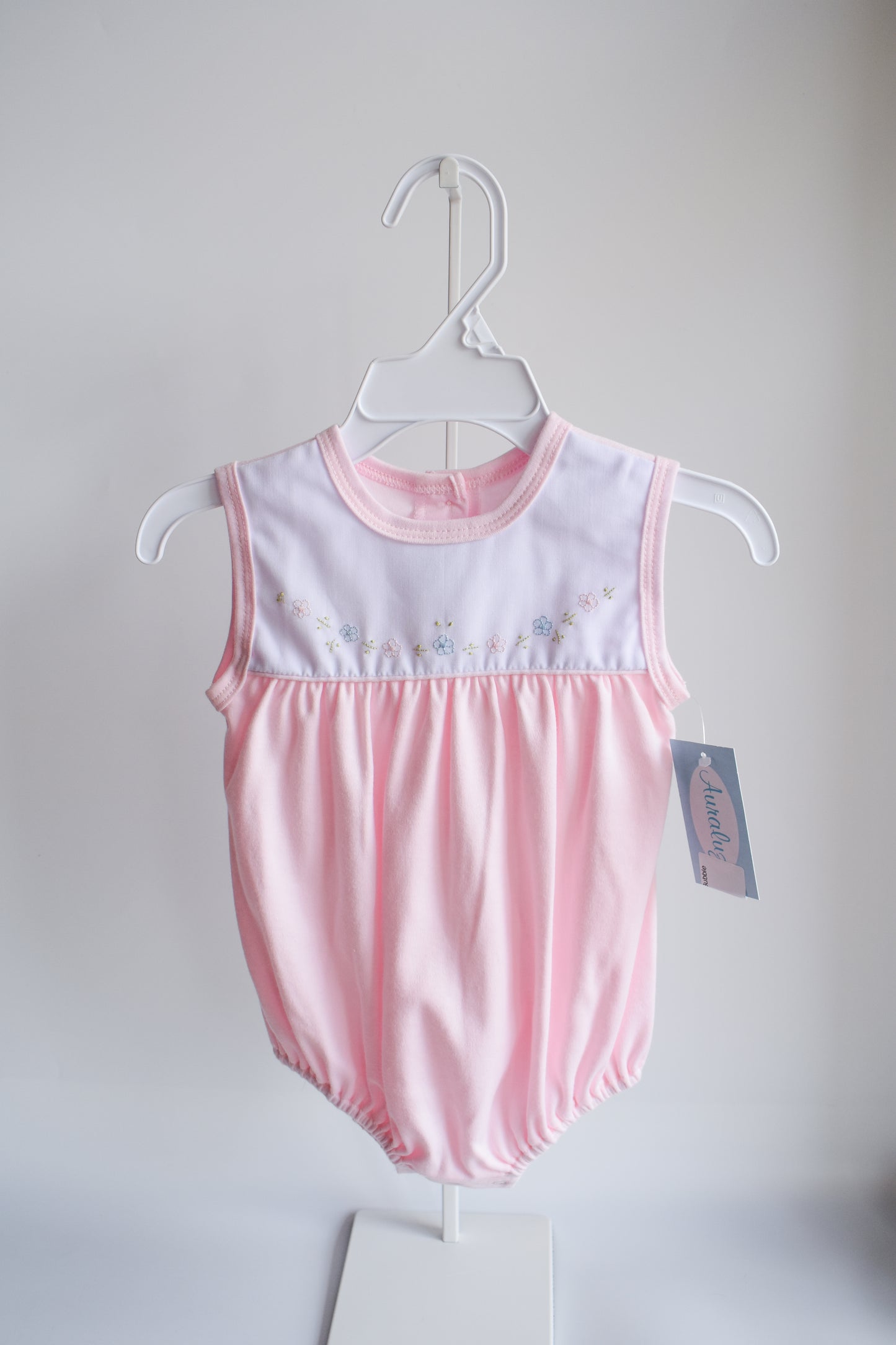 Summer Florals Sleeveless Knit Bubble