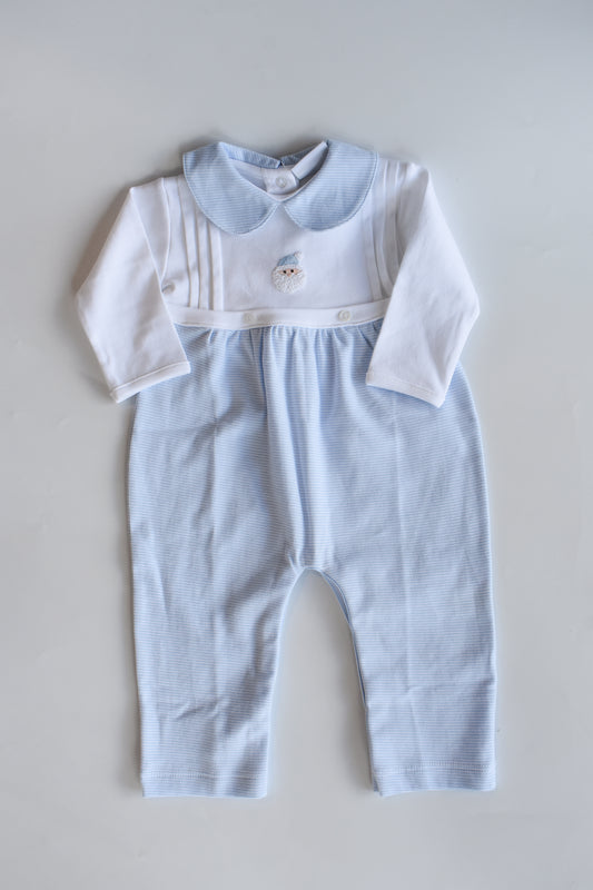 Blue Mini St Nick Collared Longall