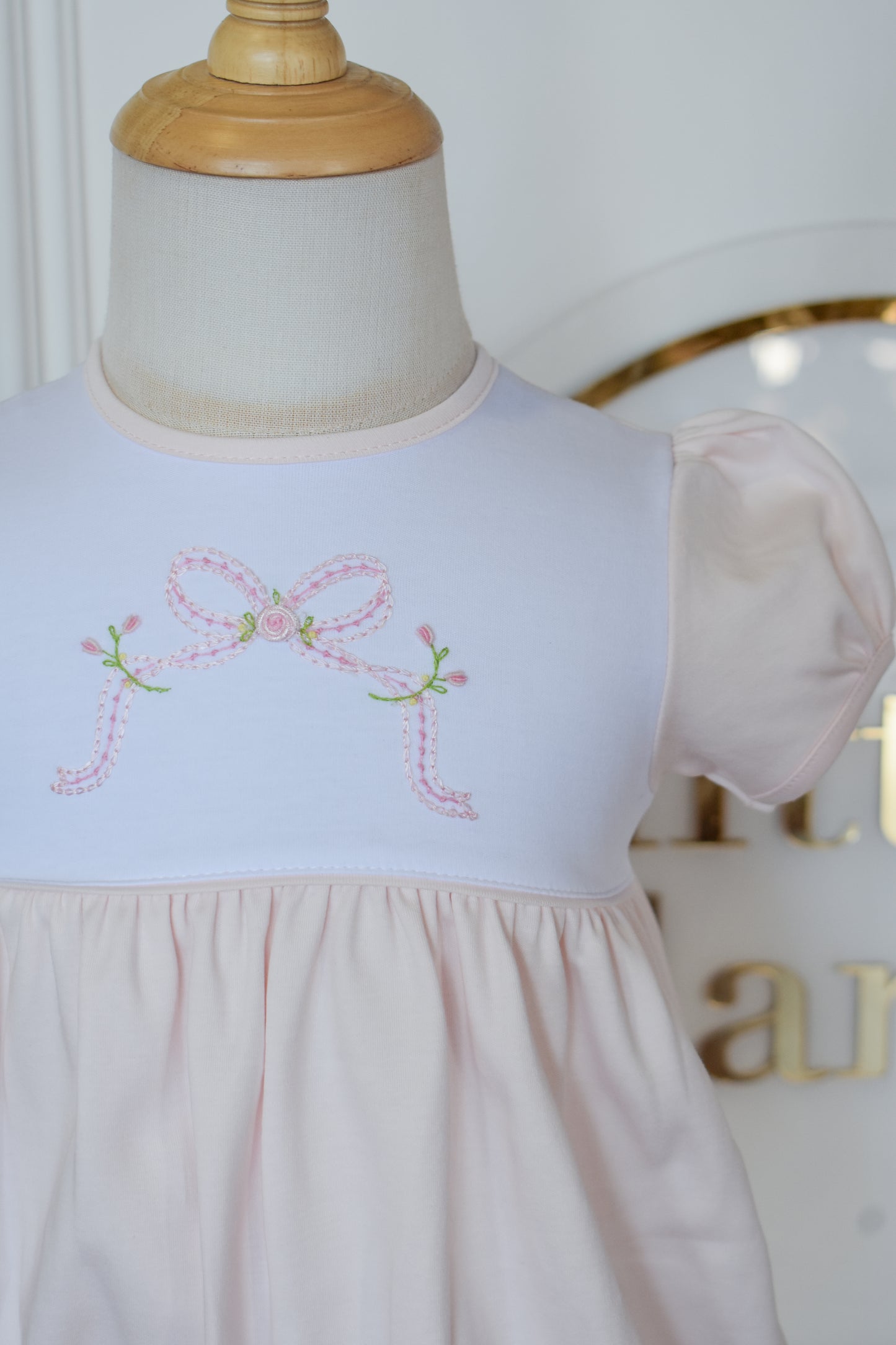 Ribbon Florals Pink Bubble