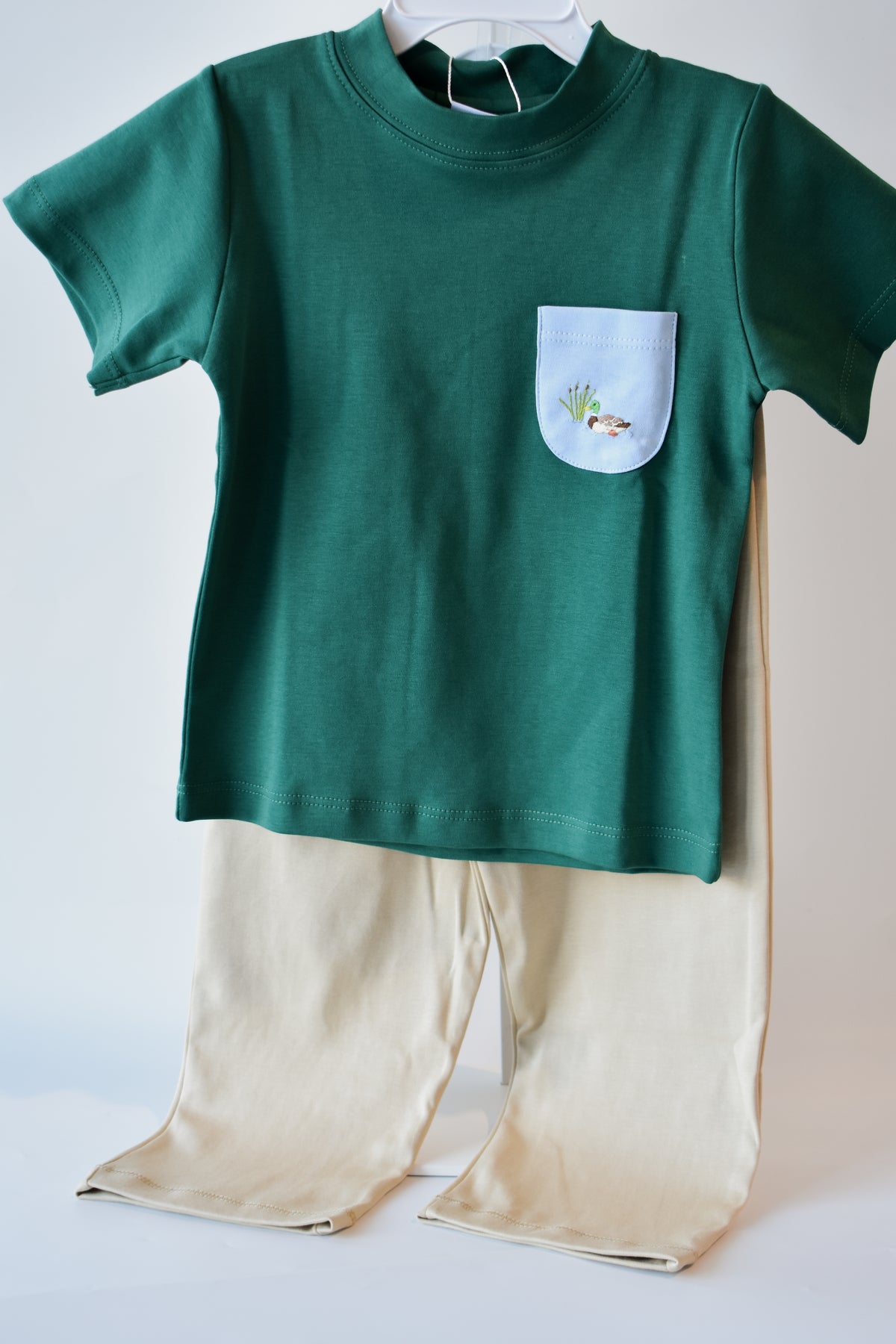 Mallards n Mini Cattails Short Sleeve Pant Set