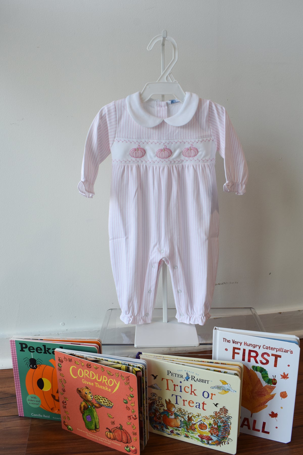 Pink Pumpkin Patch Nella Stripe Playsuit