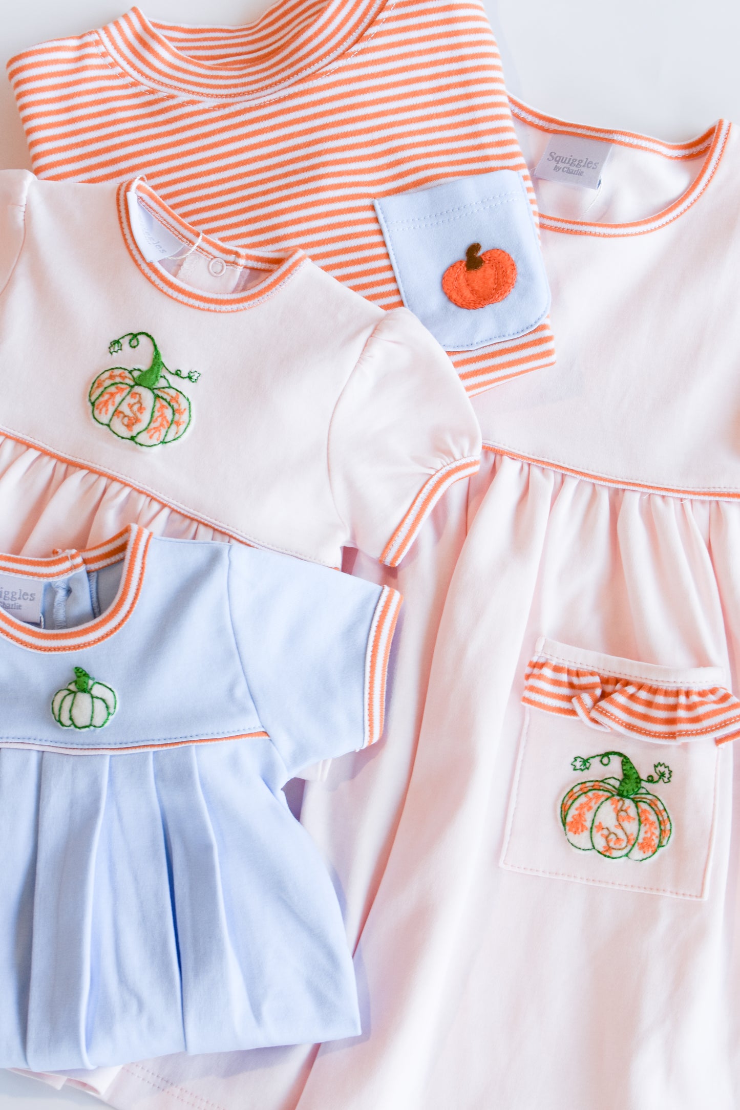 Pink Mini Pumpkin Puff Sleeve Bubble
