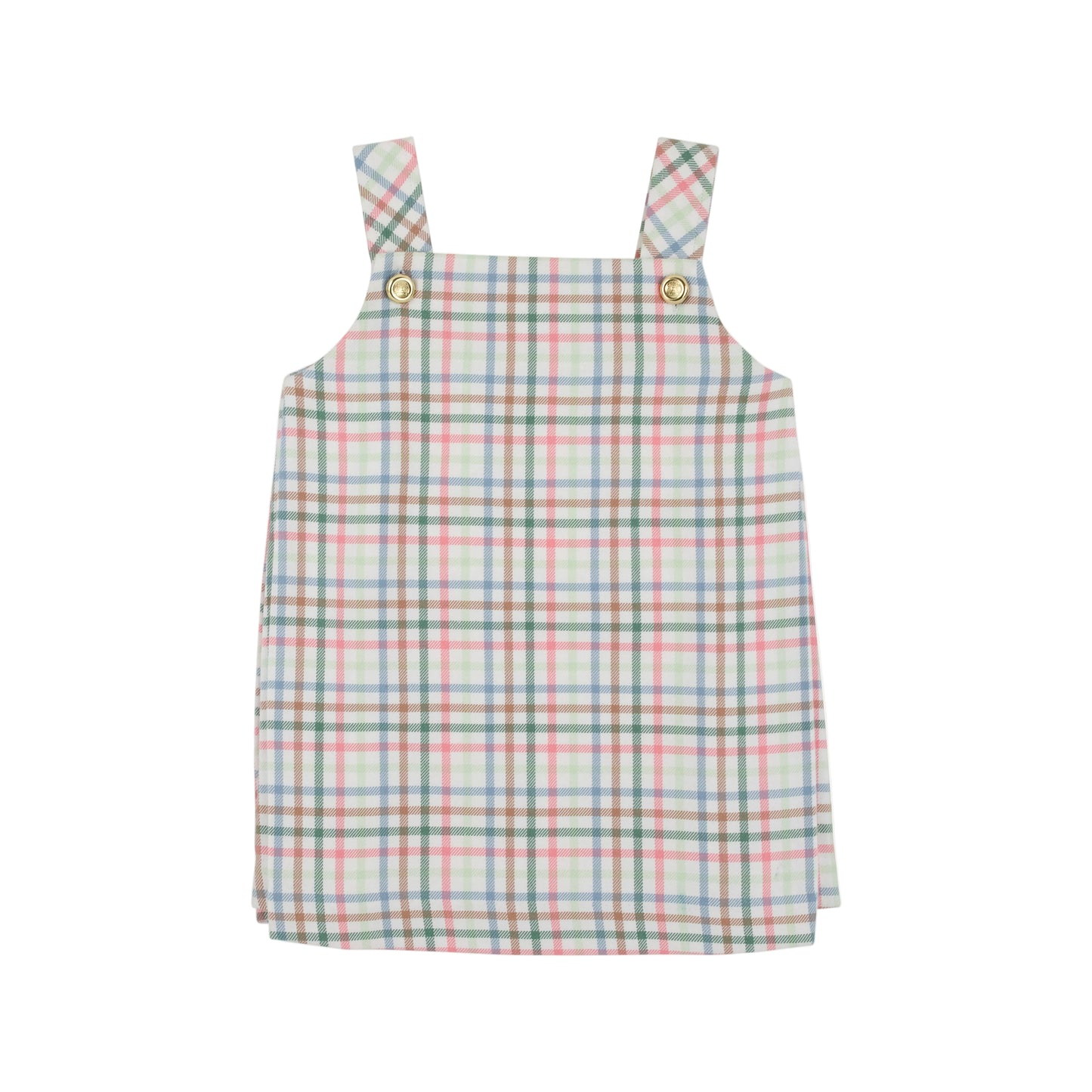 Pleated Ginny Jumper-Manalapan Plaid