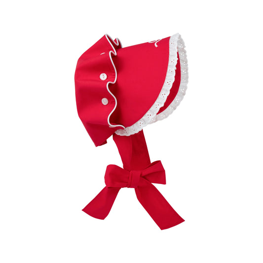 Bellefaire Bonnet-Red Bow