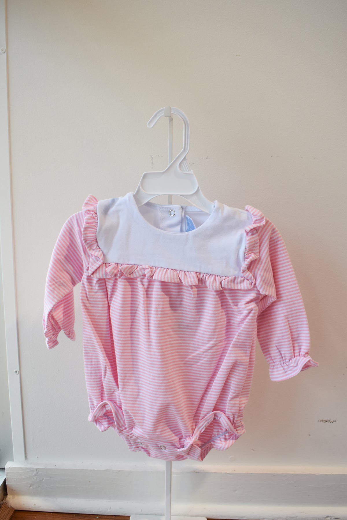 Marie Bubble-Light Pink Stripe