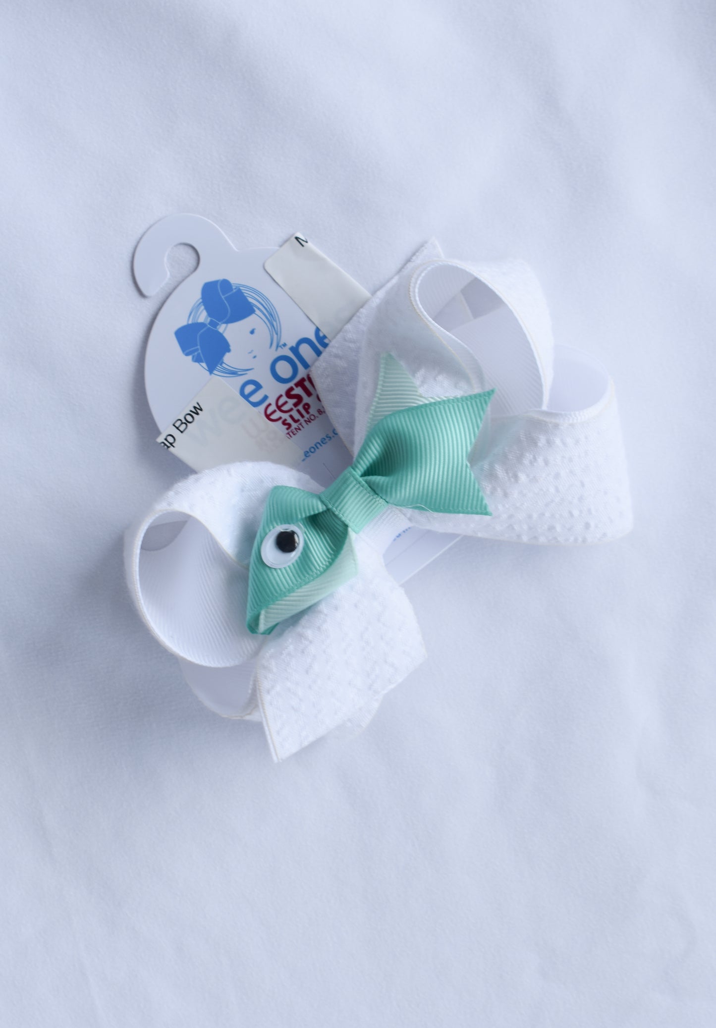 Mini Seersucker Classic Wrap Bow