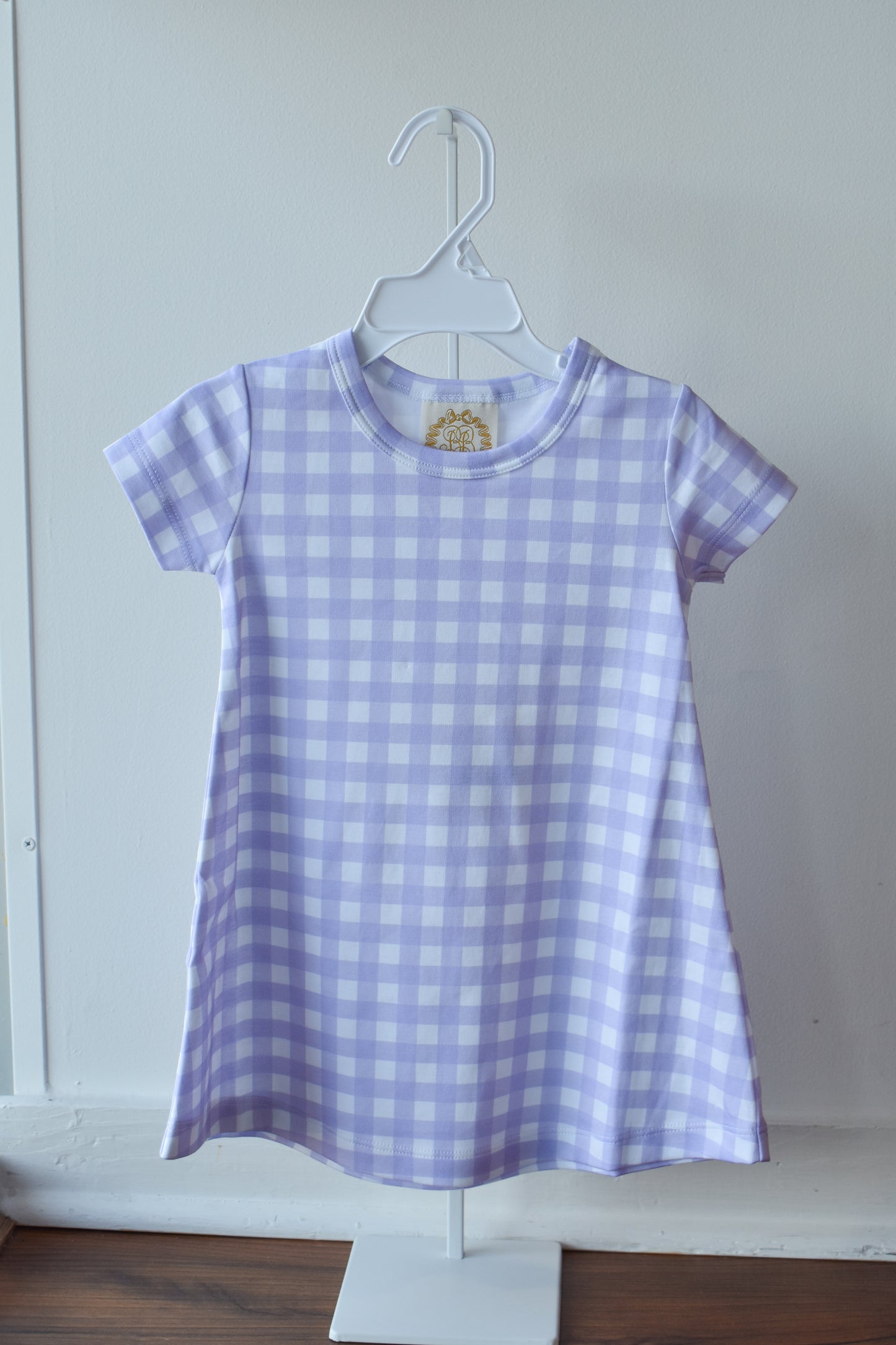 Polly Play Dress-Lauderdale Lavender Gingham