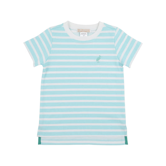 Carter Crewneck-Edisto Egg Blue/White Striped
