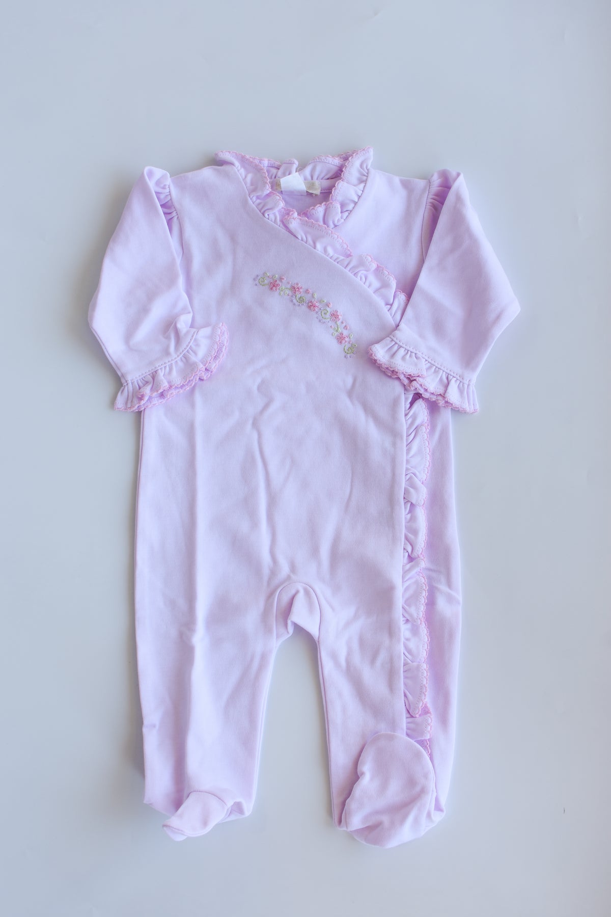 Fall Florals Premier Hand Embroidered Footie