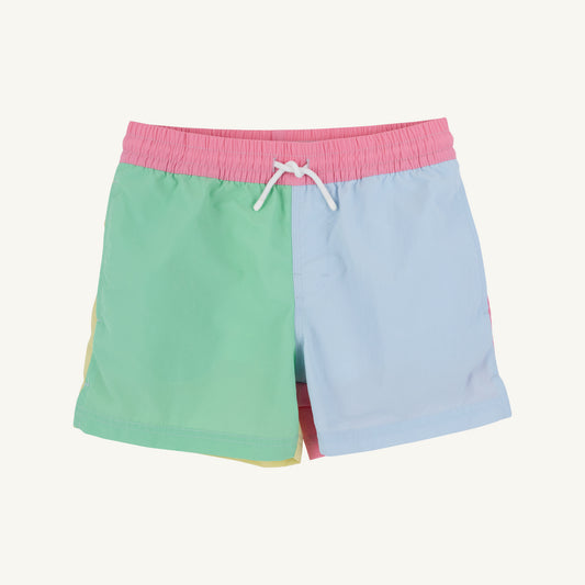 Country Club Colorblock Trunk-Grace Bay/Buckhead