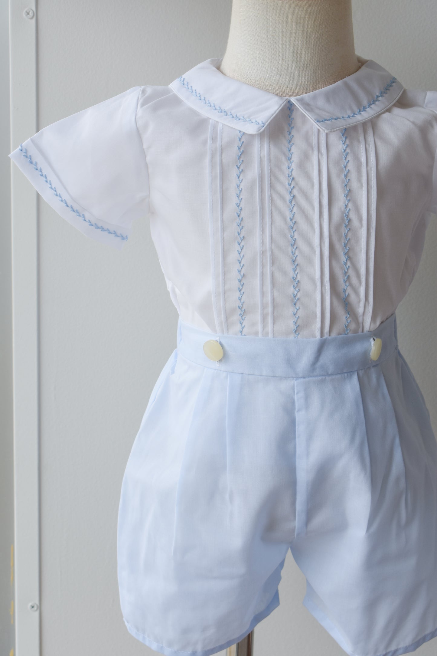 Boy’s Feather Stitched Bobby Suit