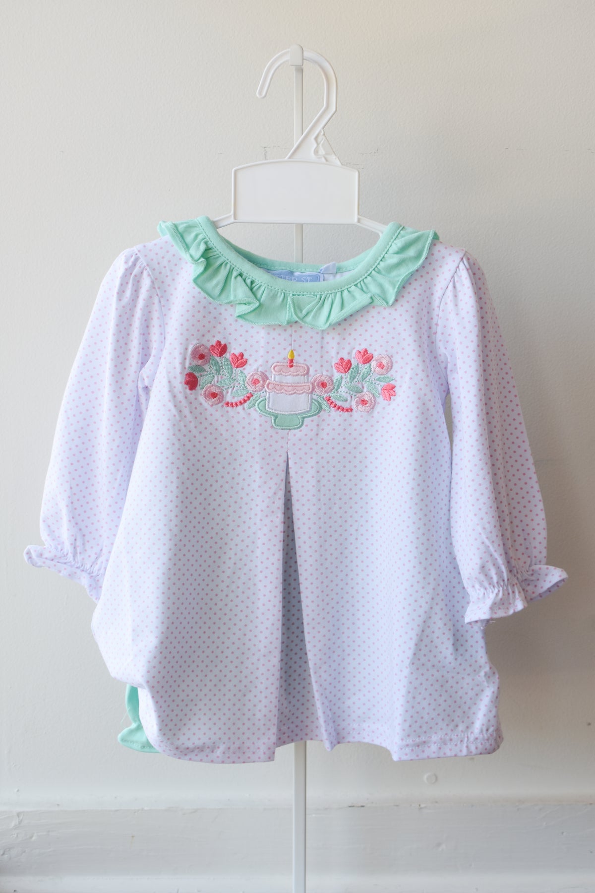 Birthday Ruffle Knit Bloomer Set
