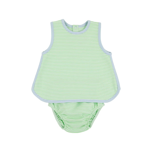 Stevie Set-Lexington Lime Stripe/Buckhead Blue