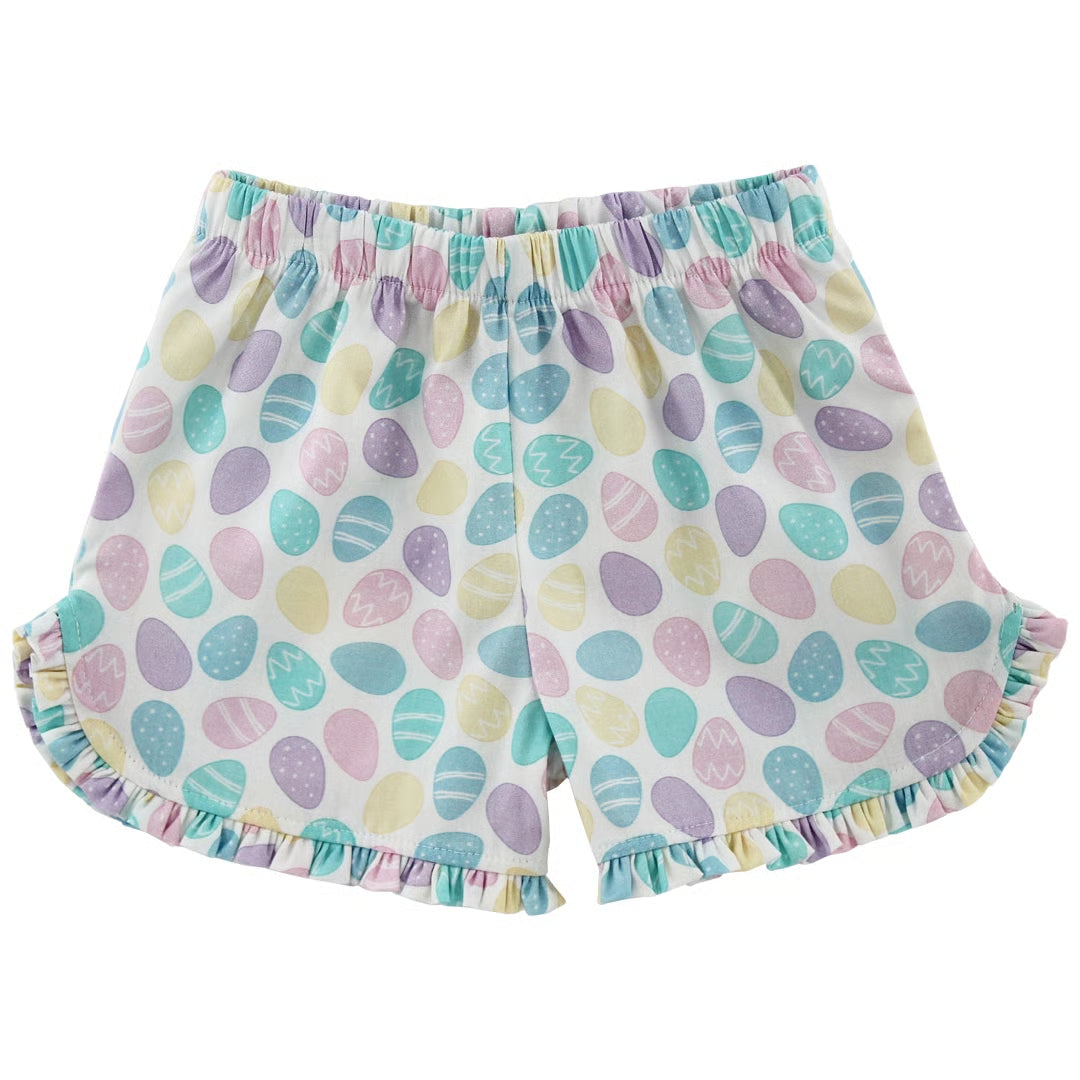 Egg Hunt Ruffled Short Set