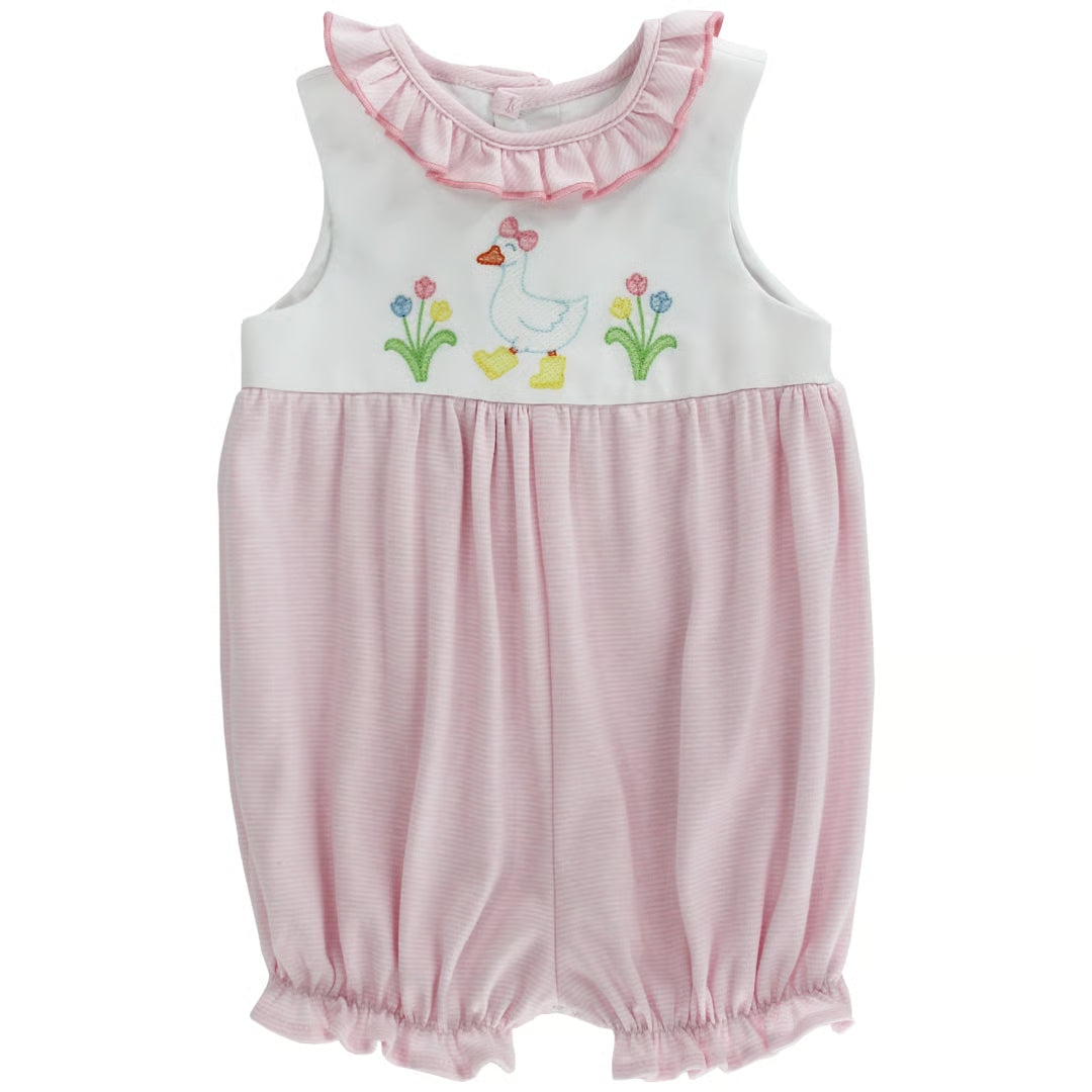 Goose N Boots-Girl's Ruffled Romper