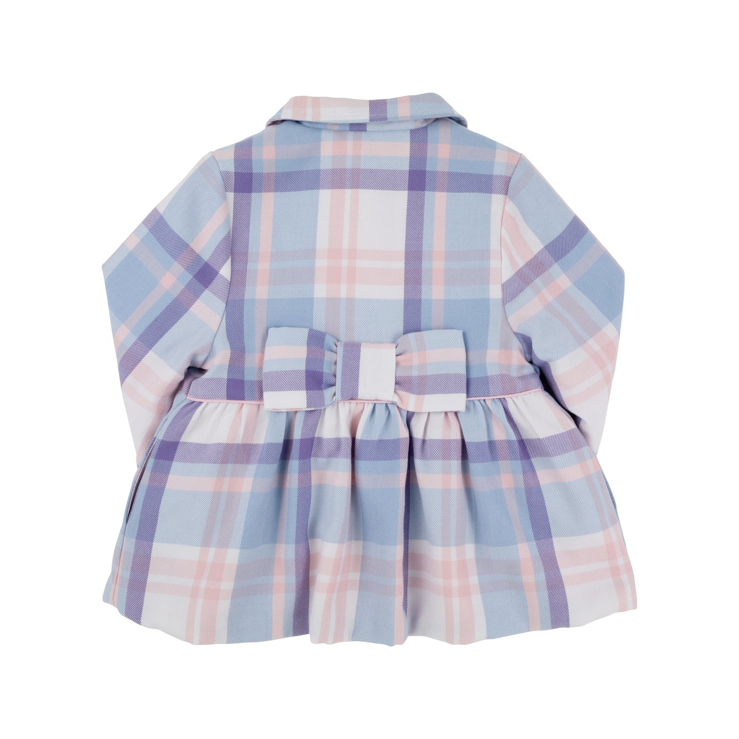 Pippa Peacoat-Peach Blossom Plaid