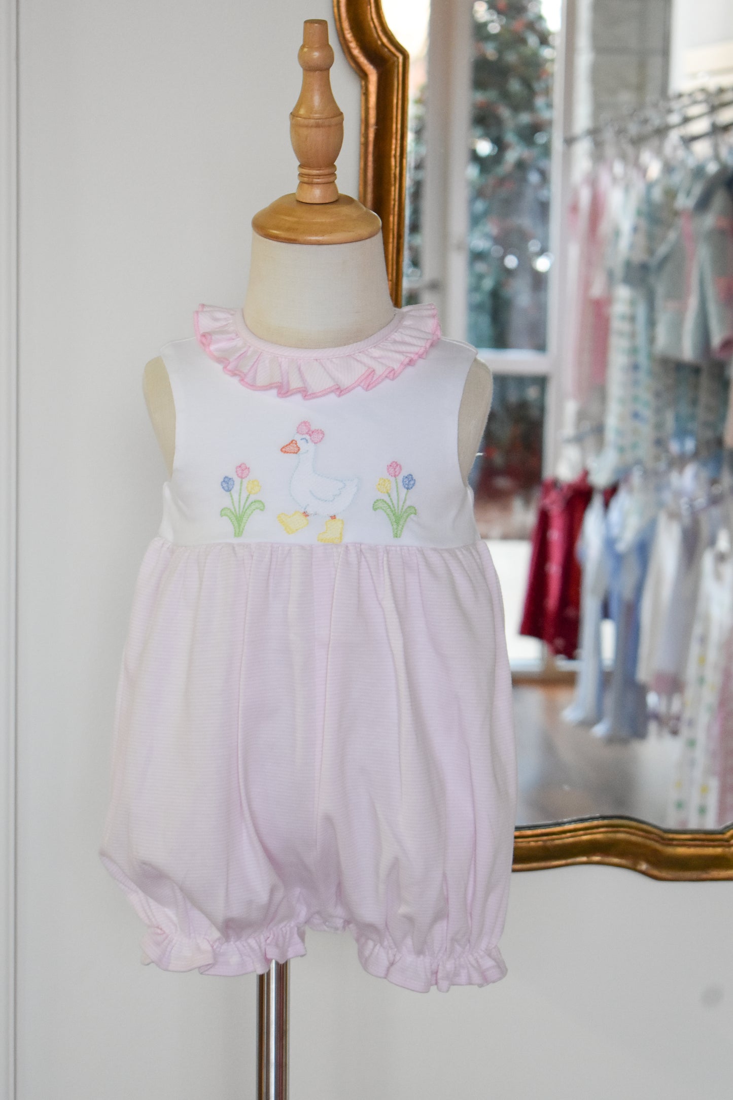 Goose N Boots-Girl's Ruffled Romper