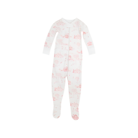York Town Toile Knox's Footed Night Night