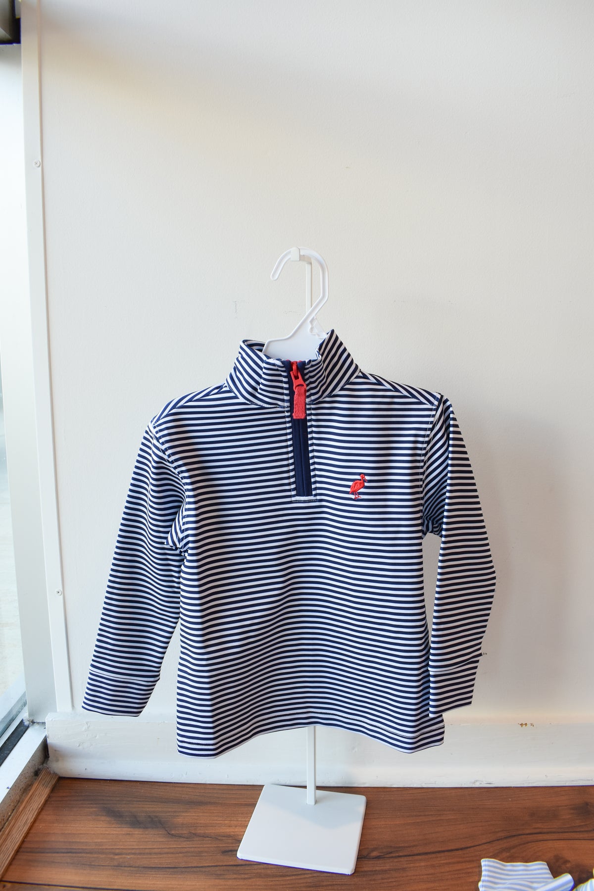 Prepletic Hayward Half Zip-Navy Stripe