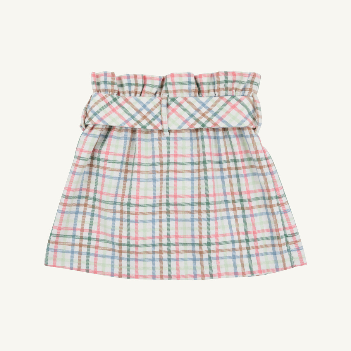 Beasley Bow Skirt-Woven Manalapan Plaid