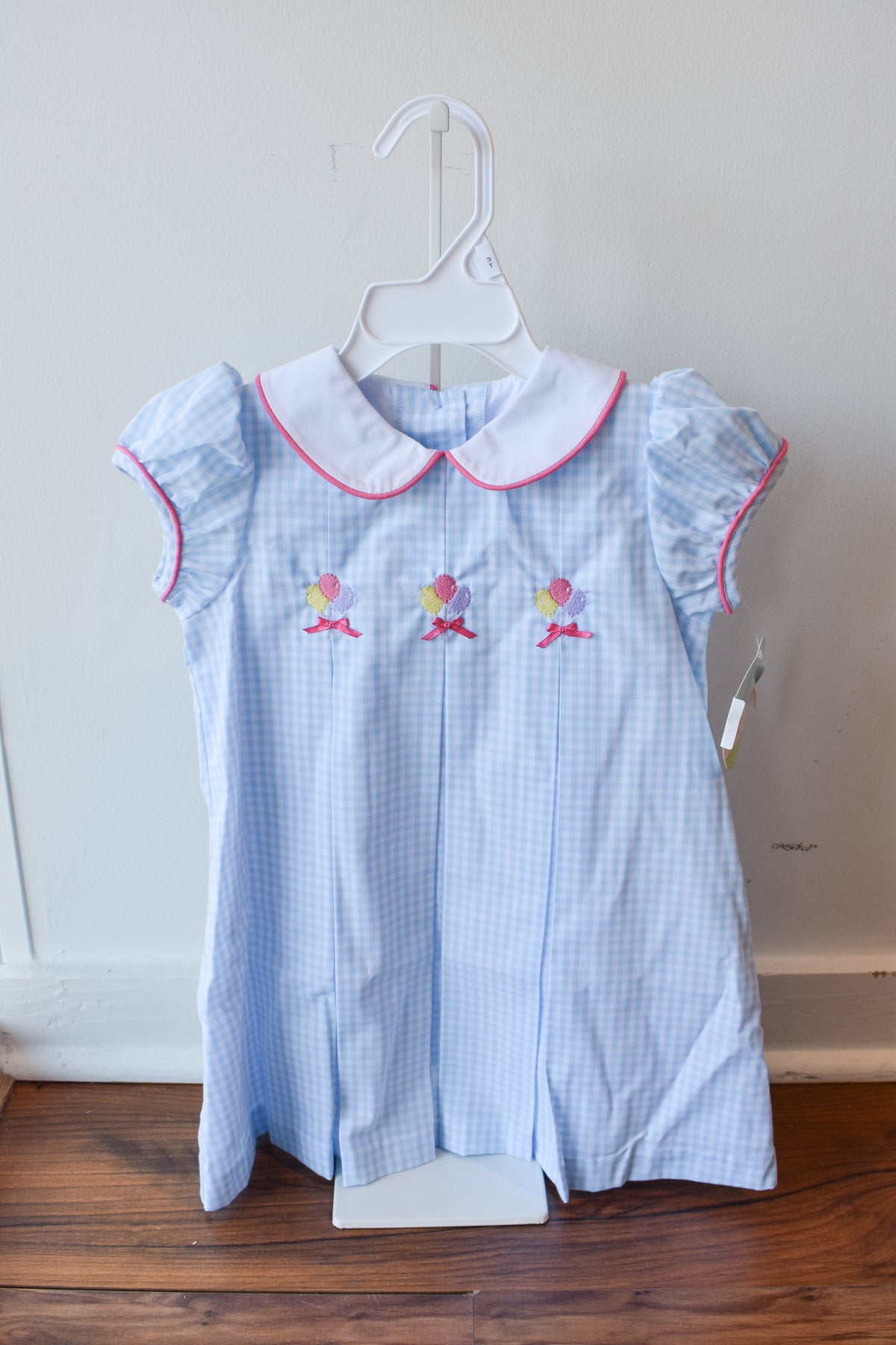 Camilla Blue Gingham Birthday Dress