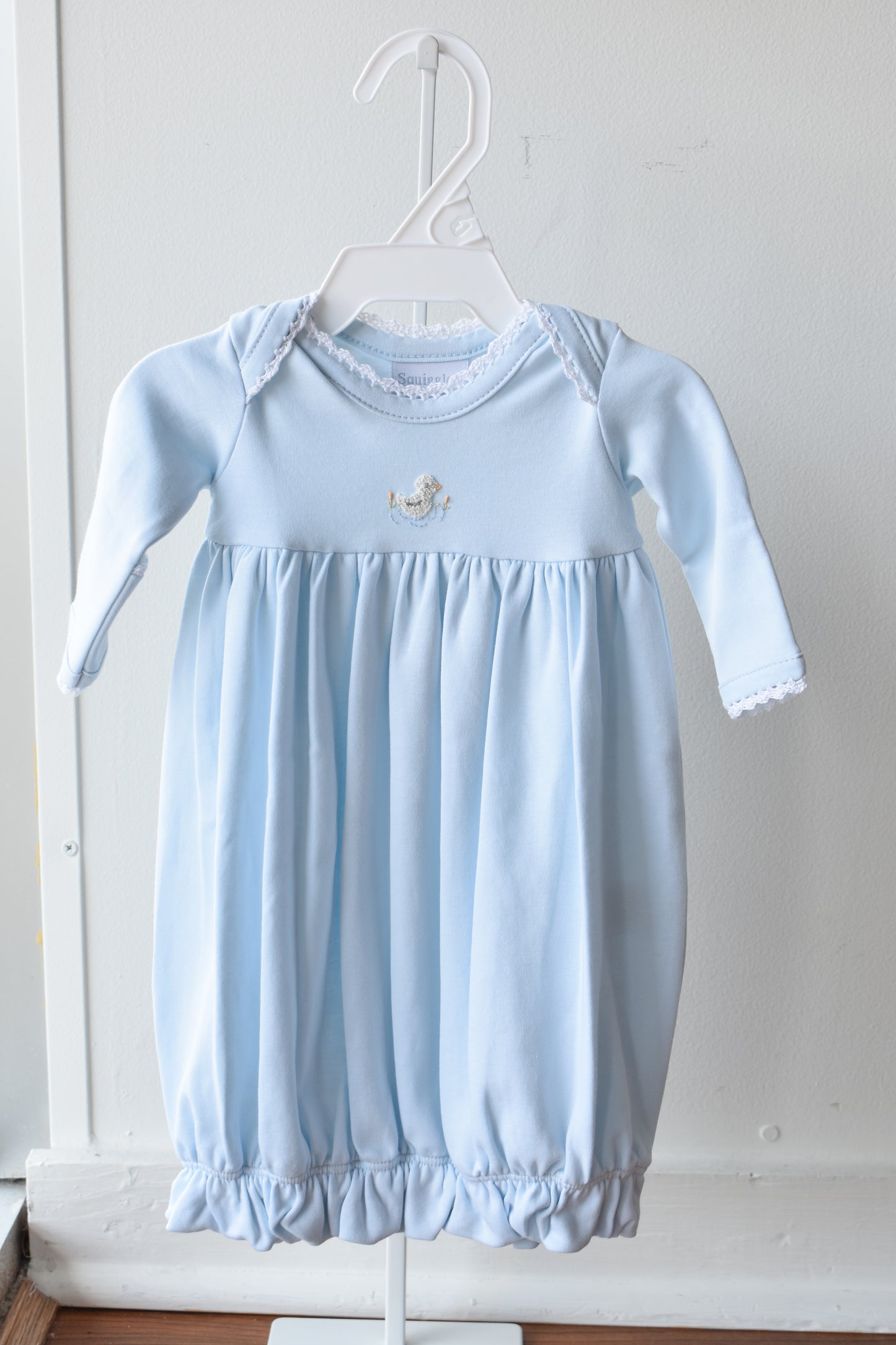 Puddle The Duck Embroidered Squiggles Gown