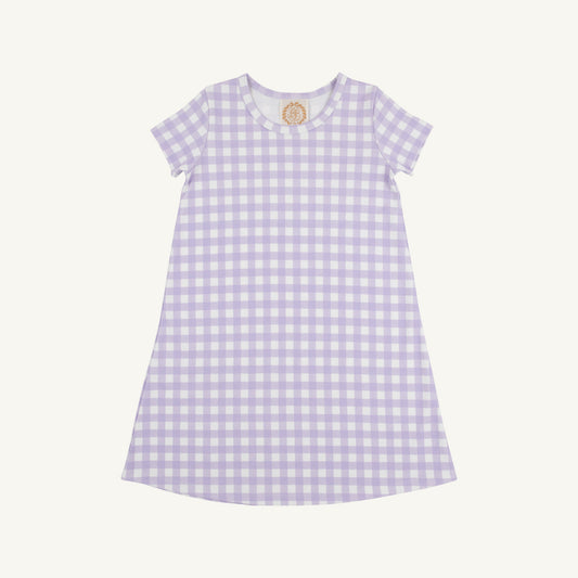 Polly Play Dress-Lauderdale Lavender Gingham