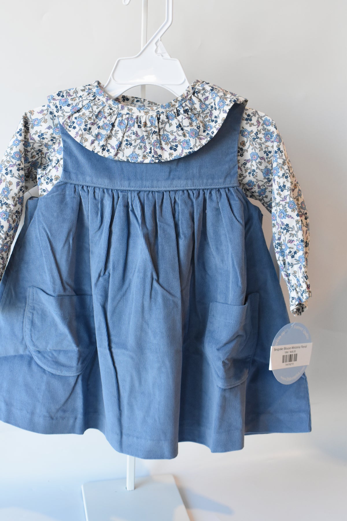 Stormy Blue Corduroy Madison Jumper