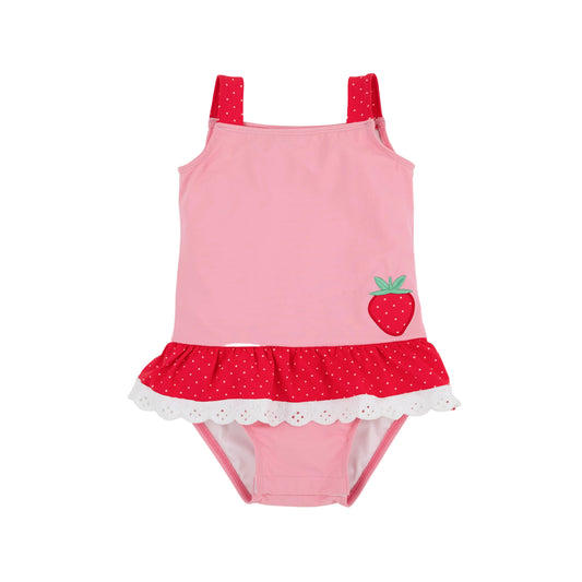Grace Bay Bathing Suit-Berry Hamptons Hot Pink