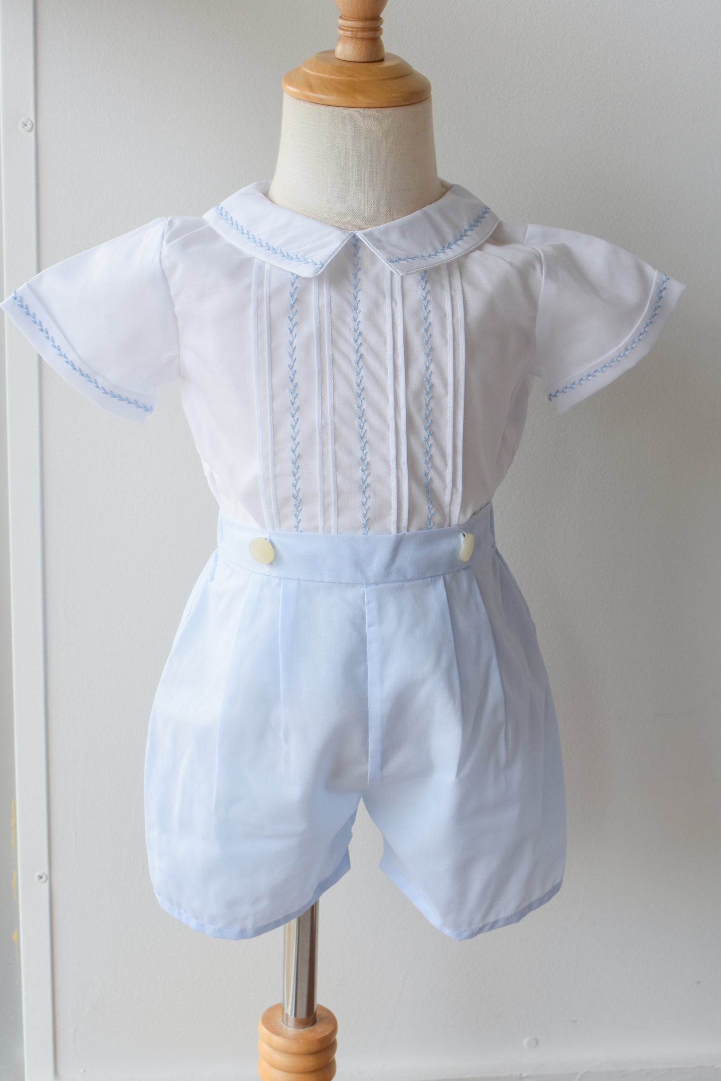 Boy’s Feather Stitched Bobby Suit