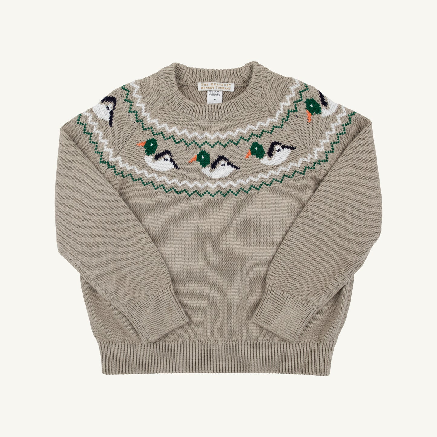 Isaac’s Sweater Fairisle-Keeneland Ducks