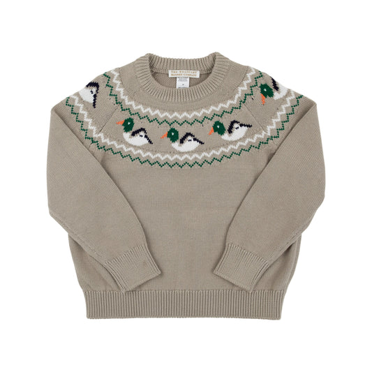 Isaac’s Sweater Fairisle-Keeneland Ducks