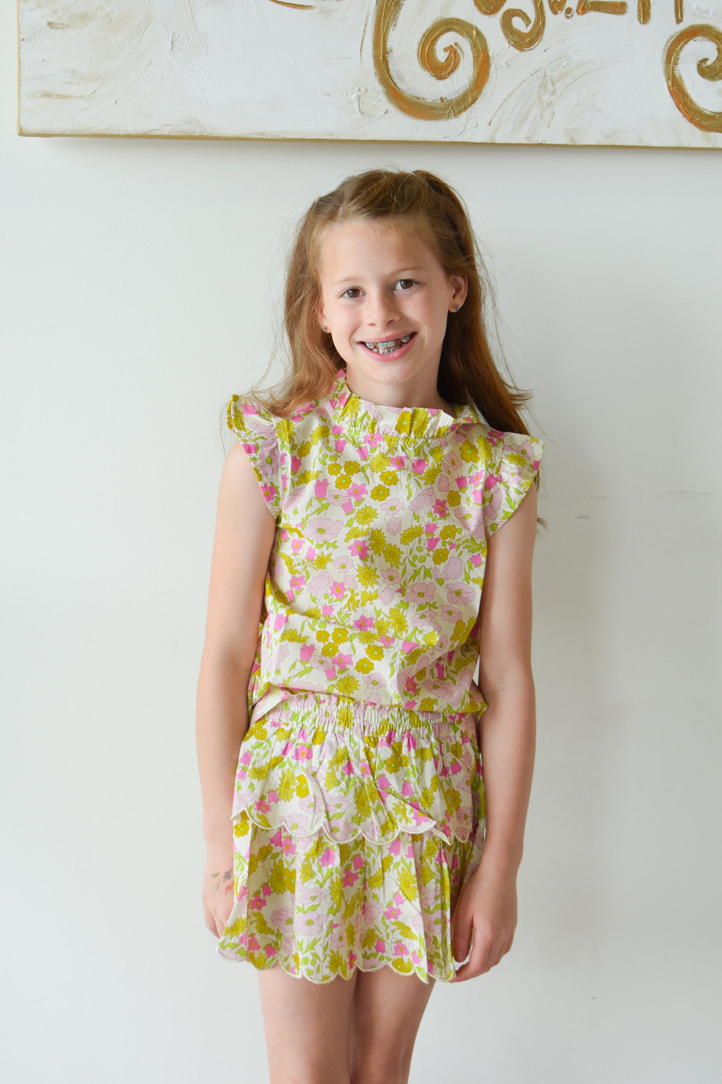 Two Tiered Skort-Bedford Buttercup