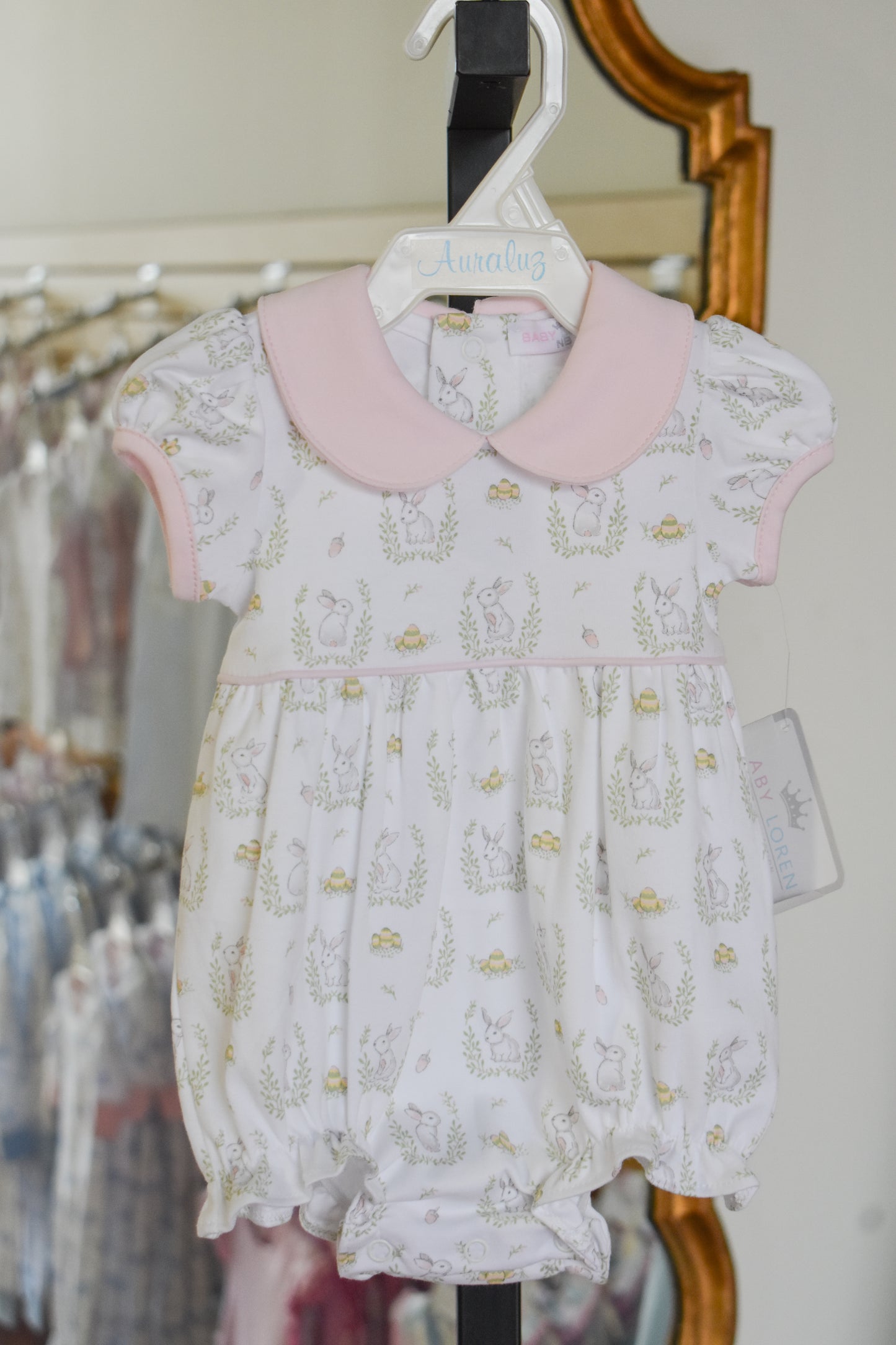 Hop Into Spring-Pink Pima Bubble