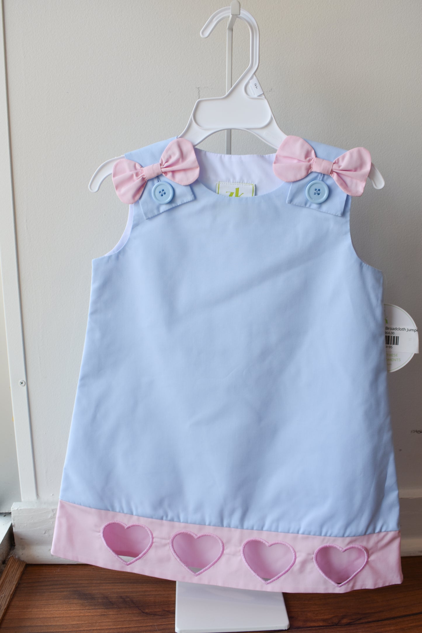 Heart Alessandra Broadcloth Jumper