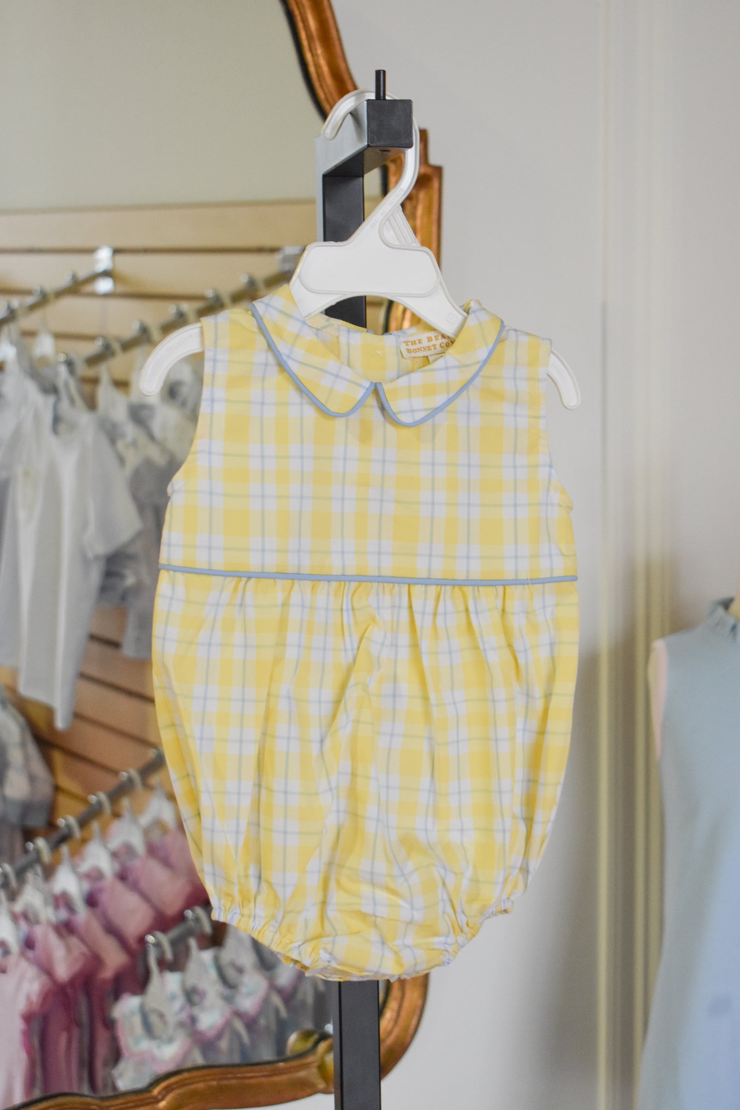 Sleeveless Woven Bradford Bubble-Forsyth Park Plaid