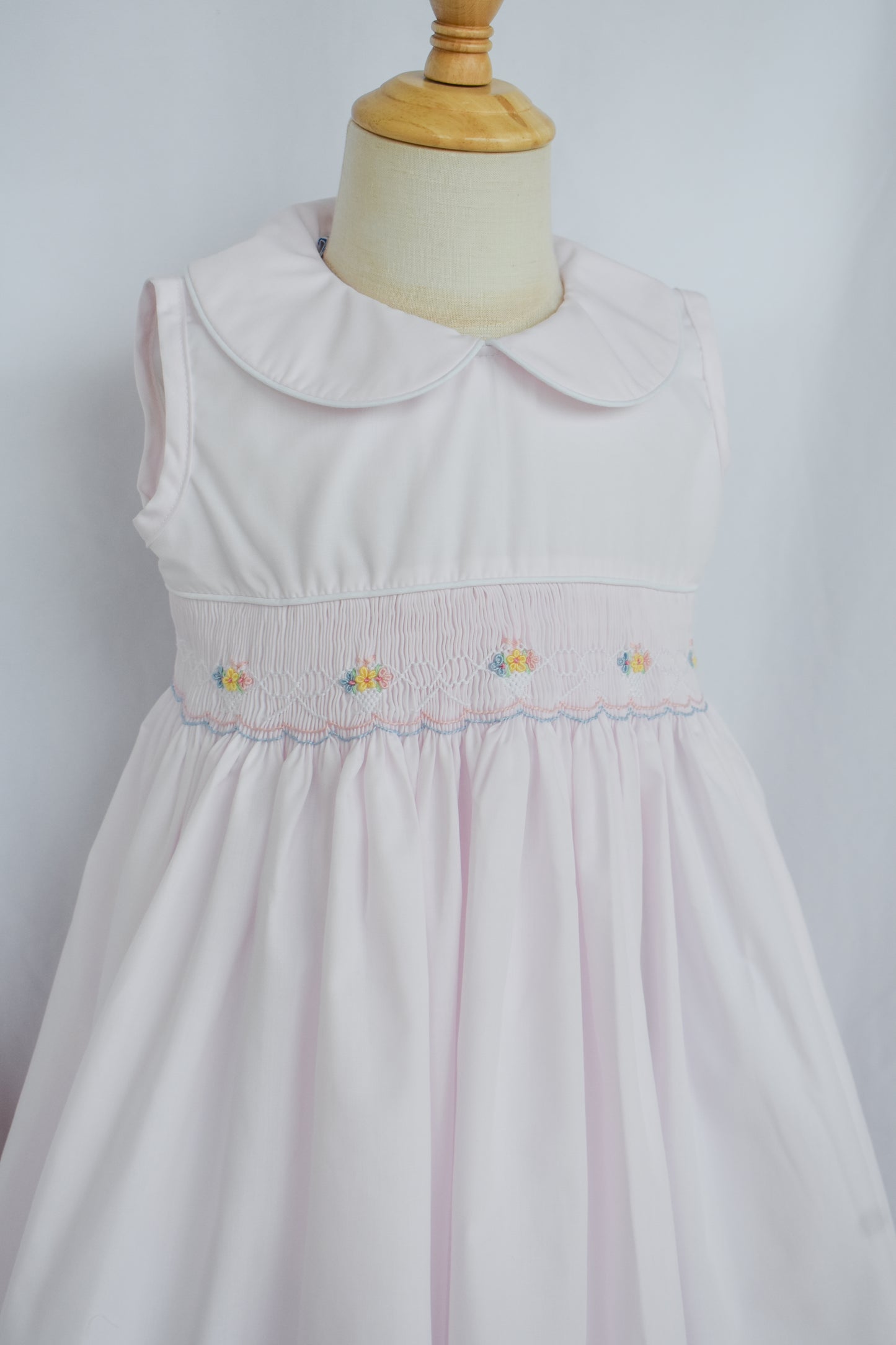 Blush Bouquets Bow Back Dress