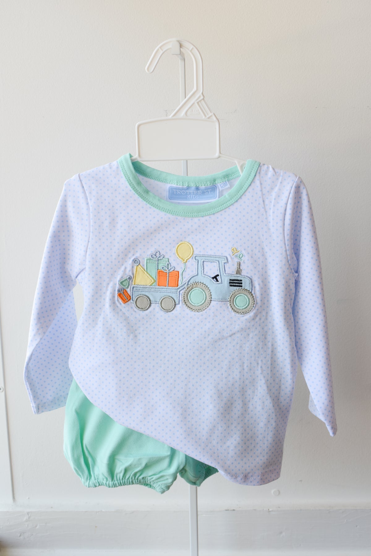 Birthday Boy Knit Bloomer Set