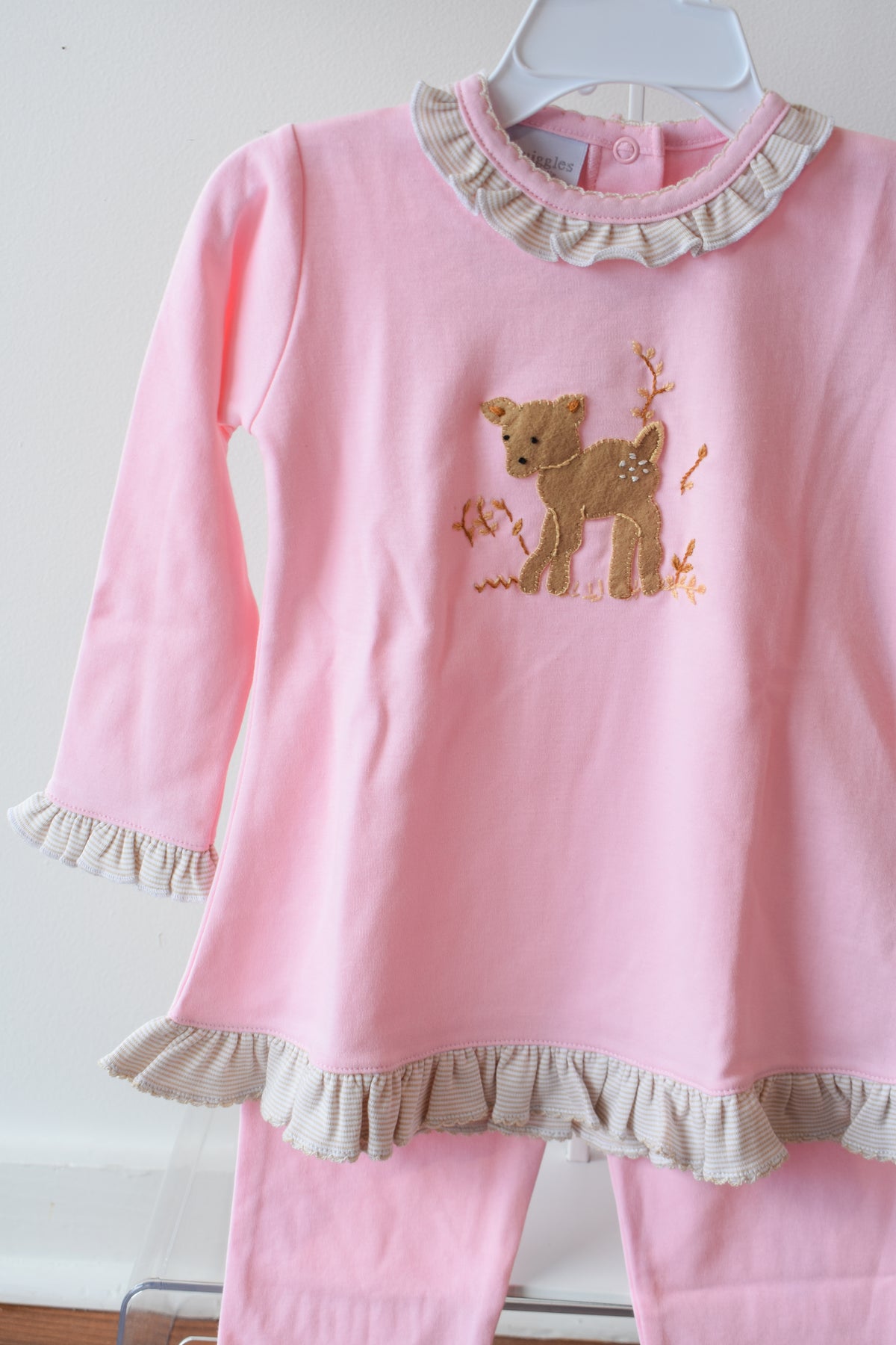 Fawning Around Pink Pant Set