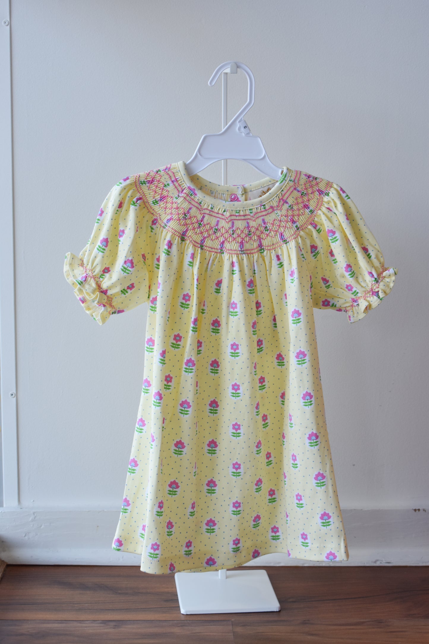 Sandy Smocked Pima Dress-Fairway Floral
