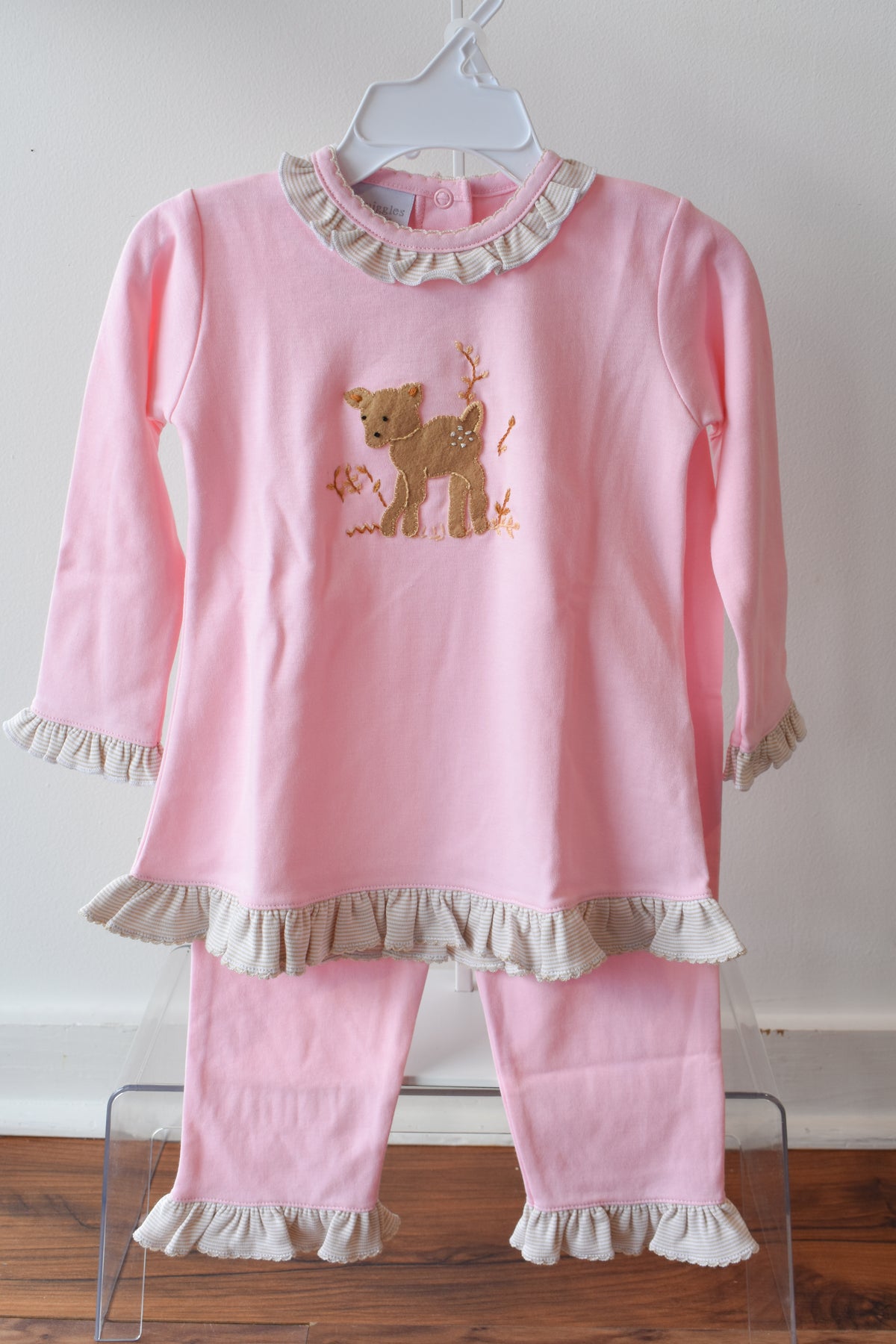 Fawning Around Pink Pant Set