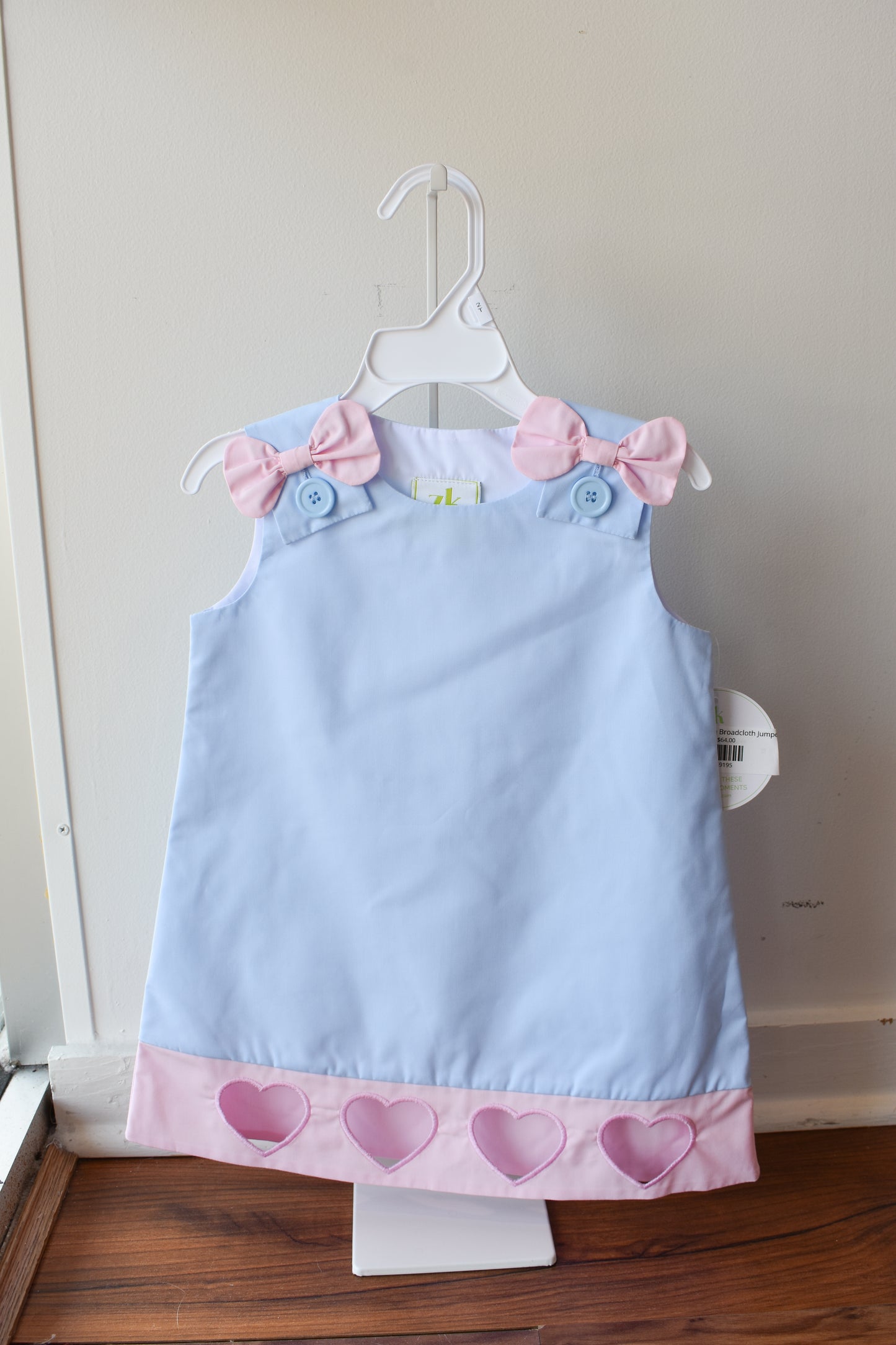Heart Alessandra Broadcloth Jumper