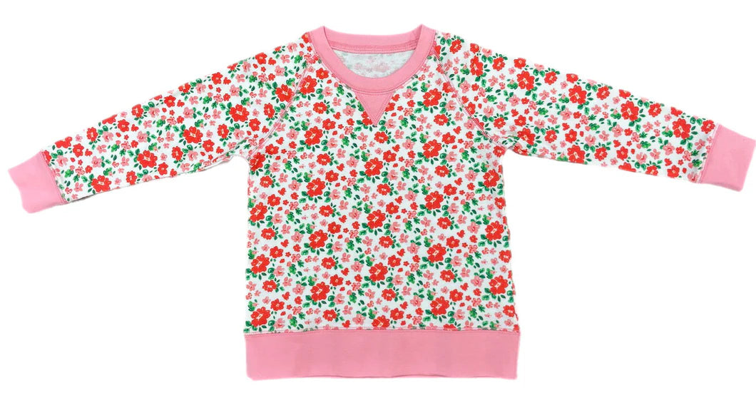 Sidney Set- Red & Pink Floral