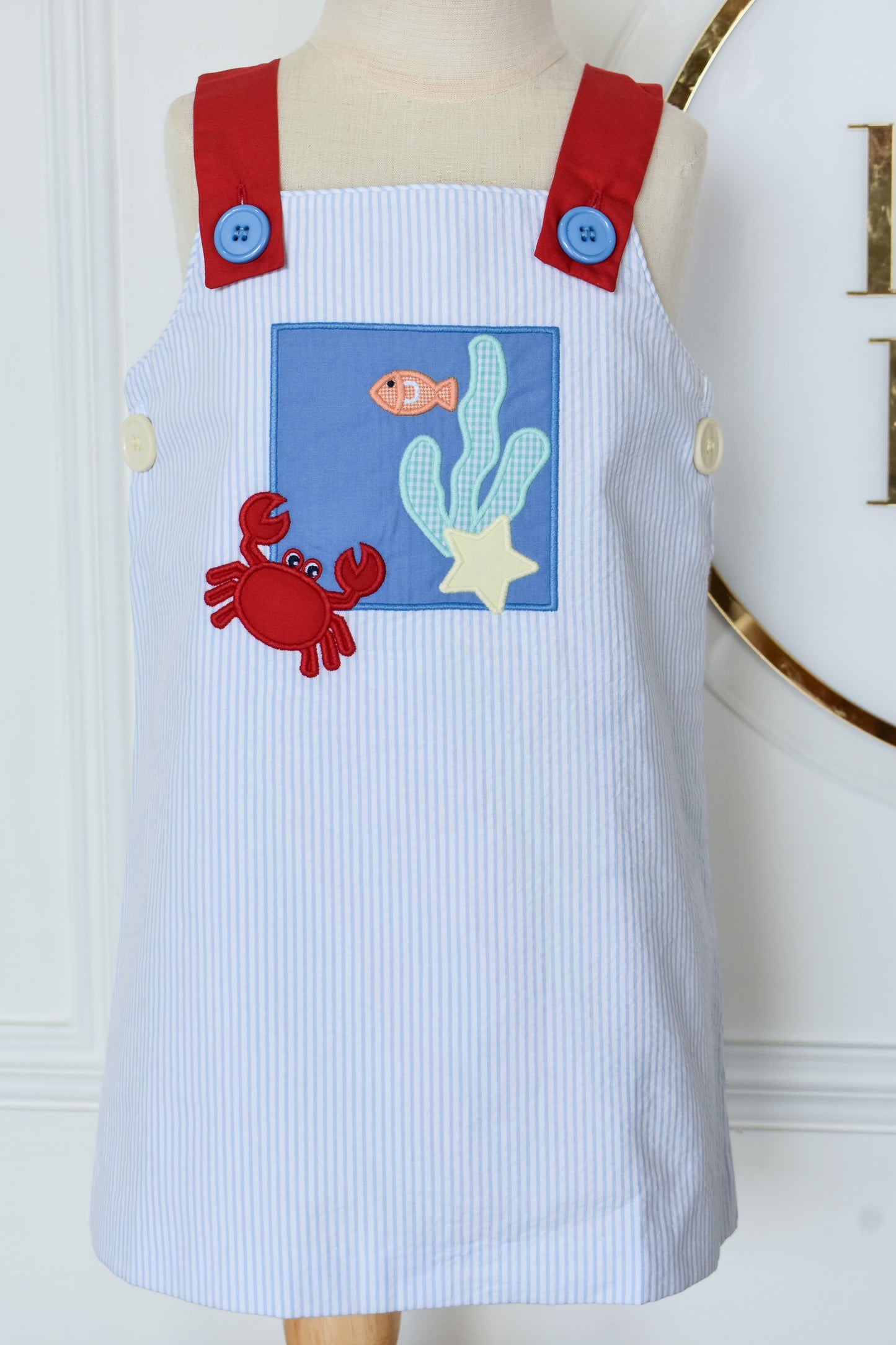 Swimming with Sea Life-Bryce Jumper Dress