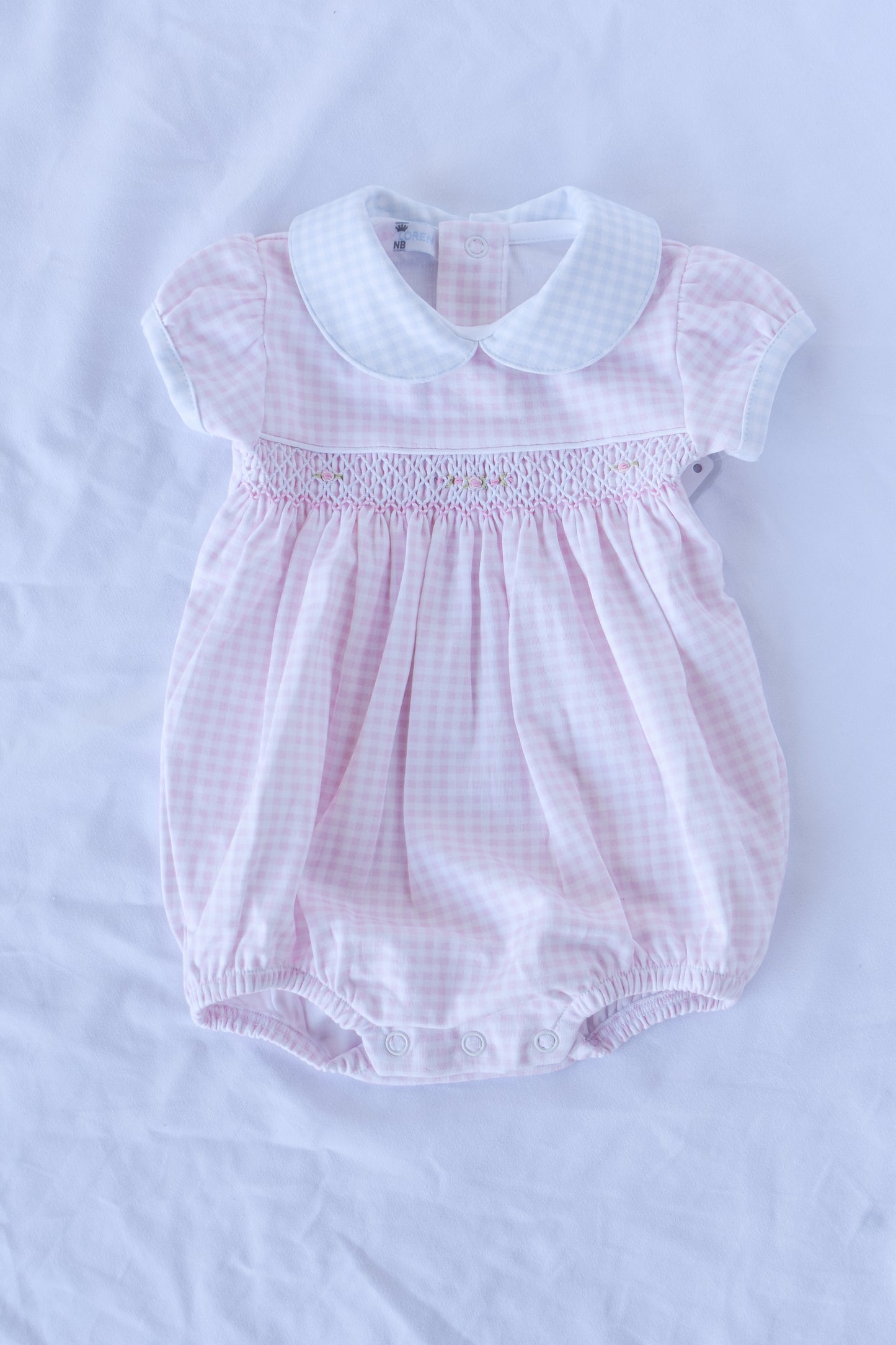 Bluebell & Blush Rosette Knit Bubble