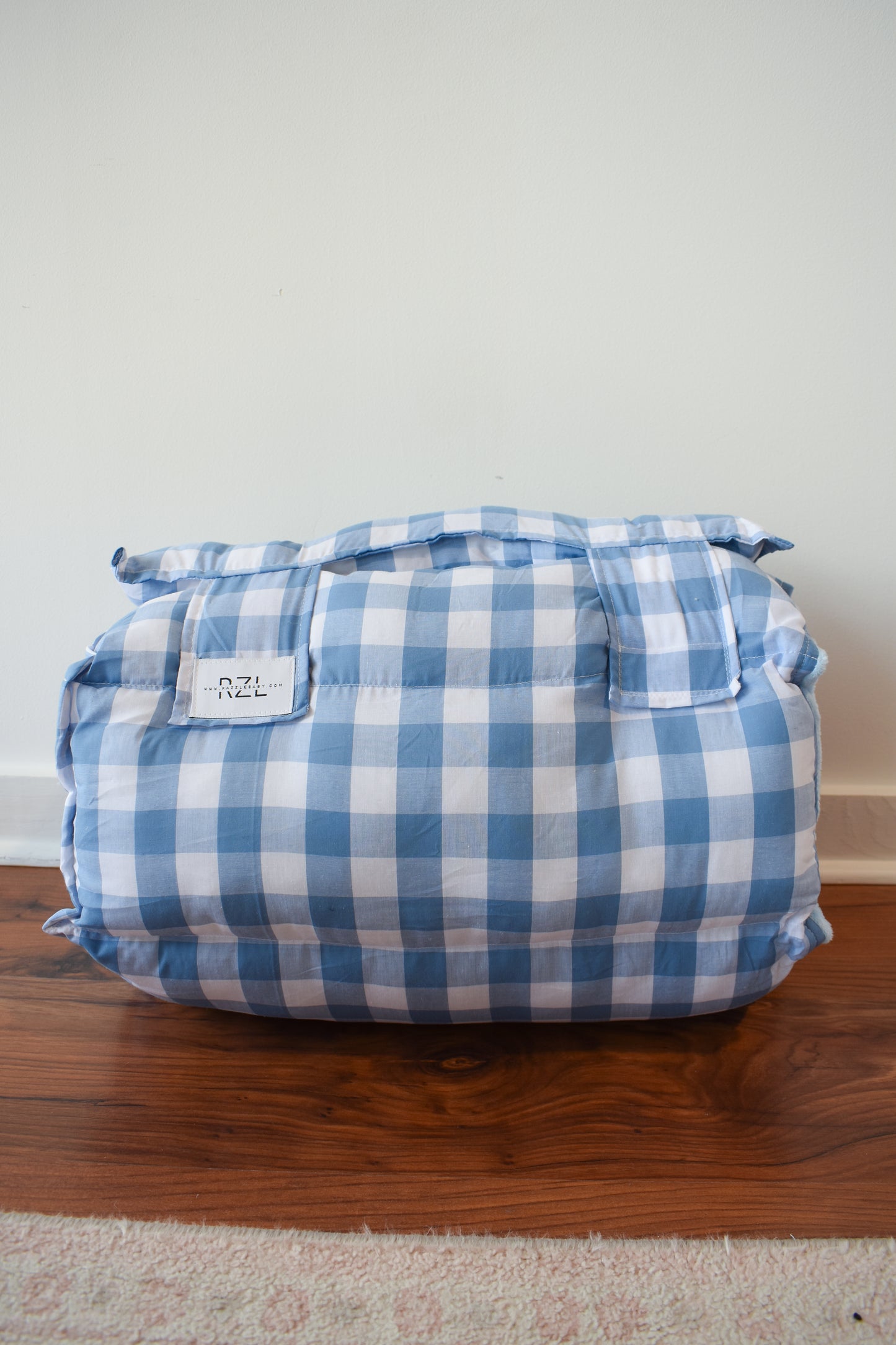 Razzle Baby Nap Mat-Blue Gingham