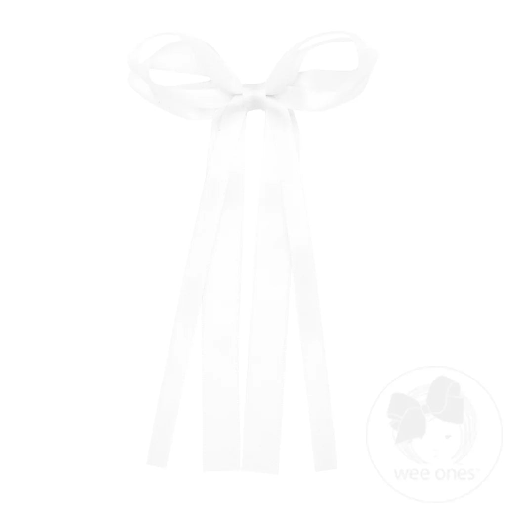 Mini Double Satin Streamer Bow