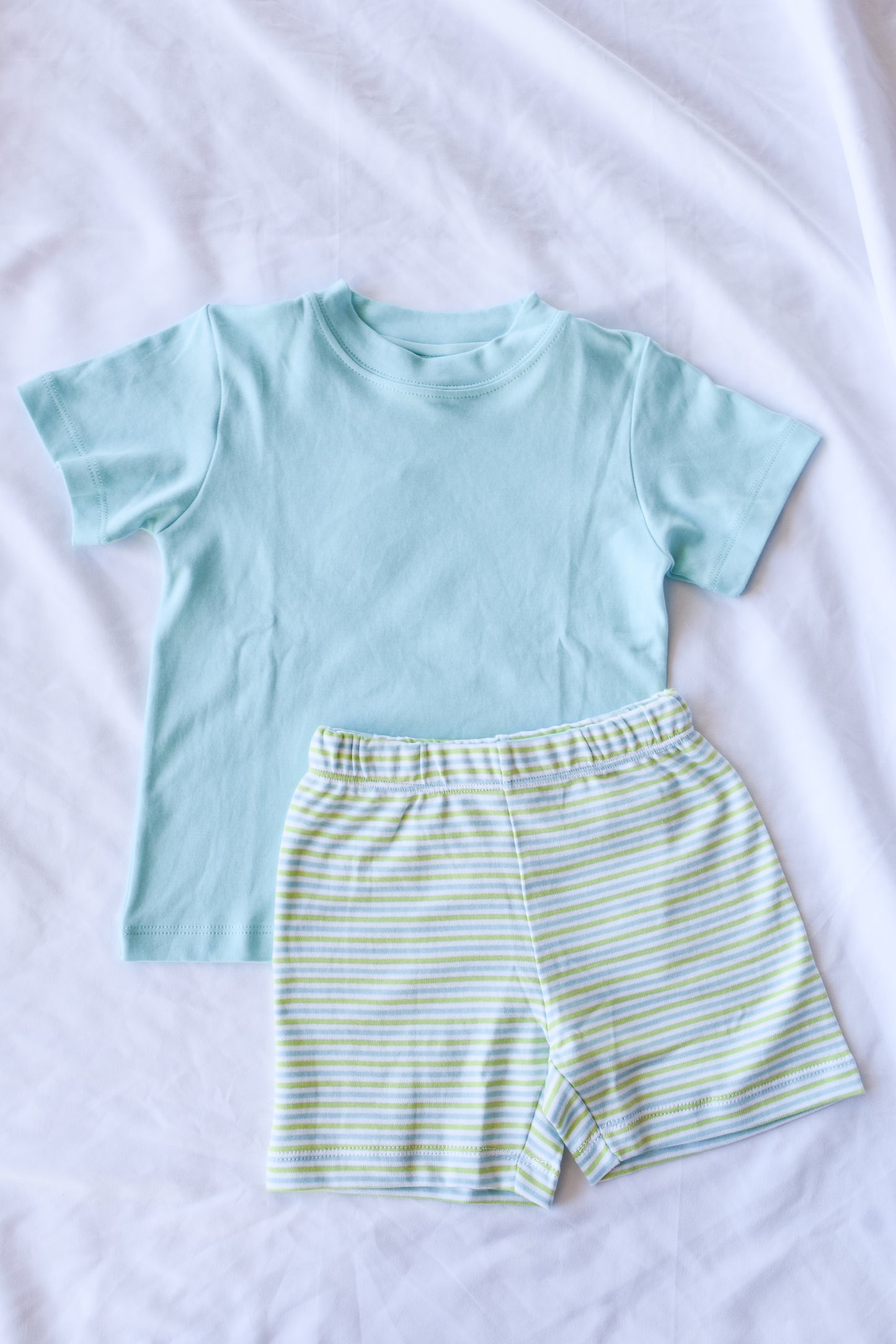 Rowdy’s Go-To Blue/Green Short Set