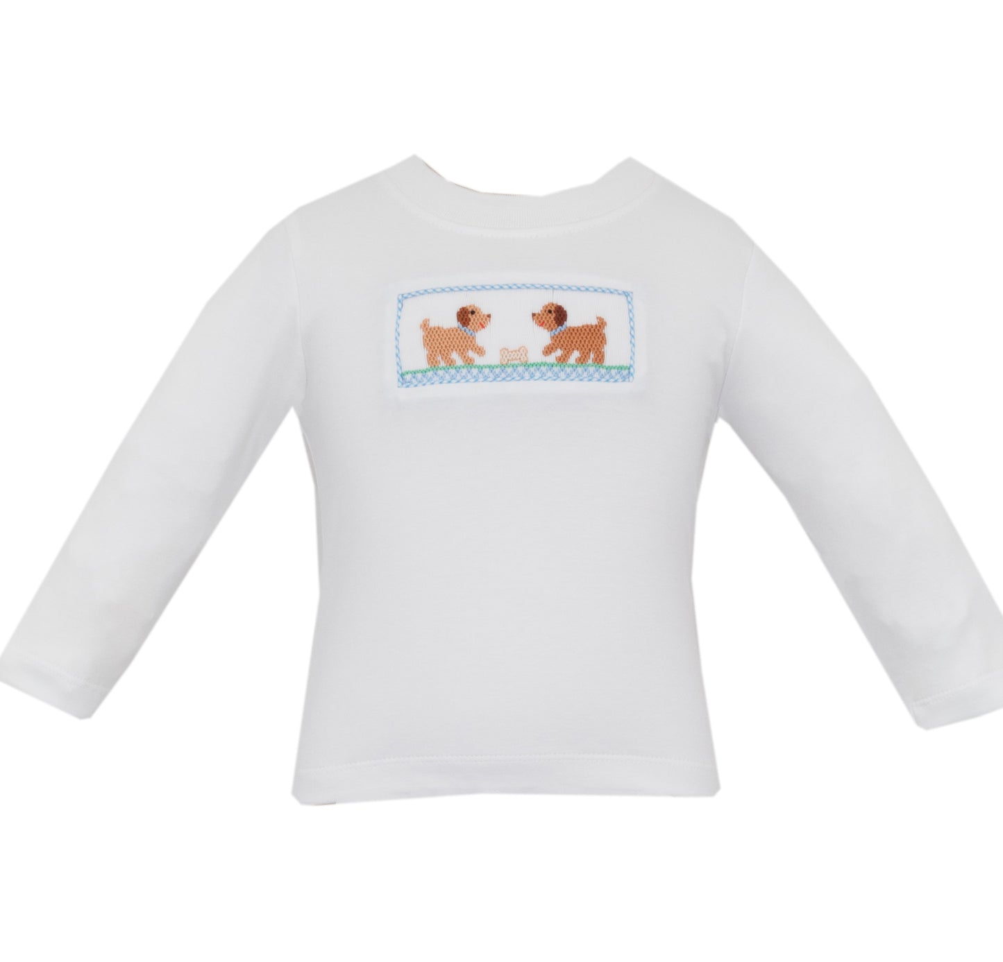 Petit Pups Smocked Long Sleeve Pant Set