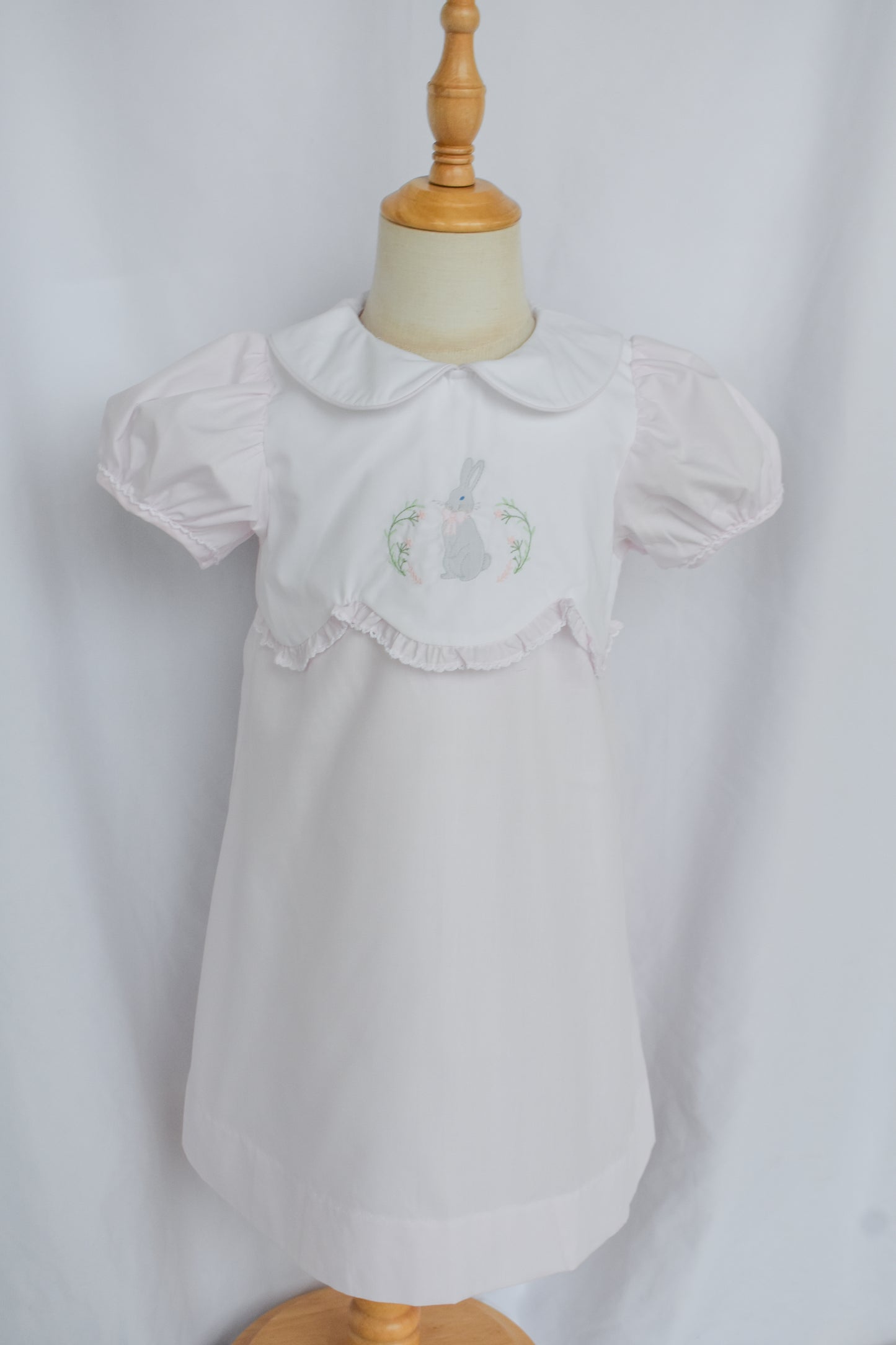 Oliver Rabbit Pink Collared Dress